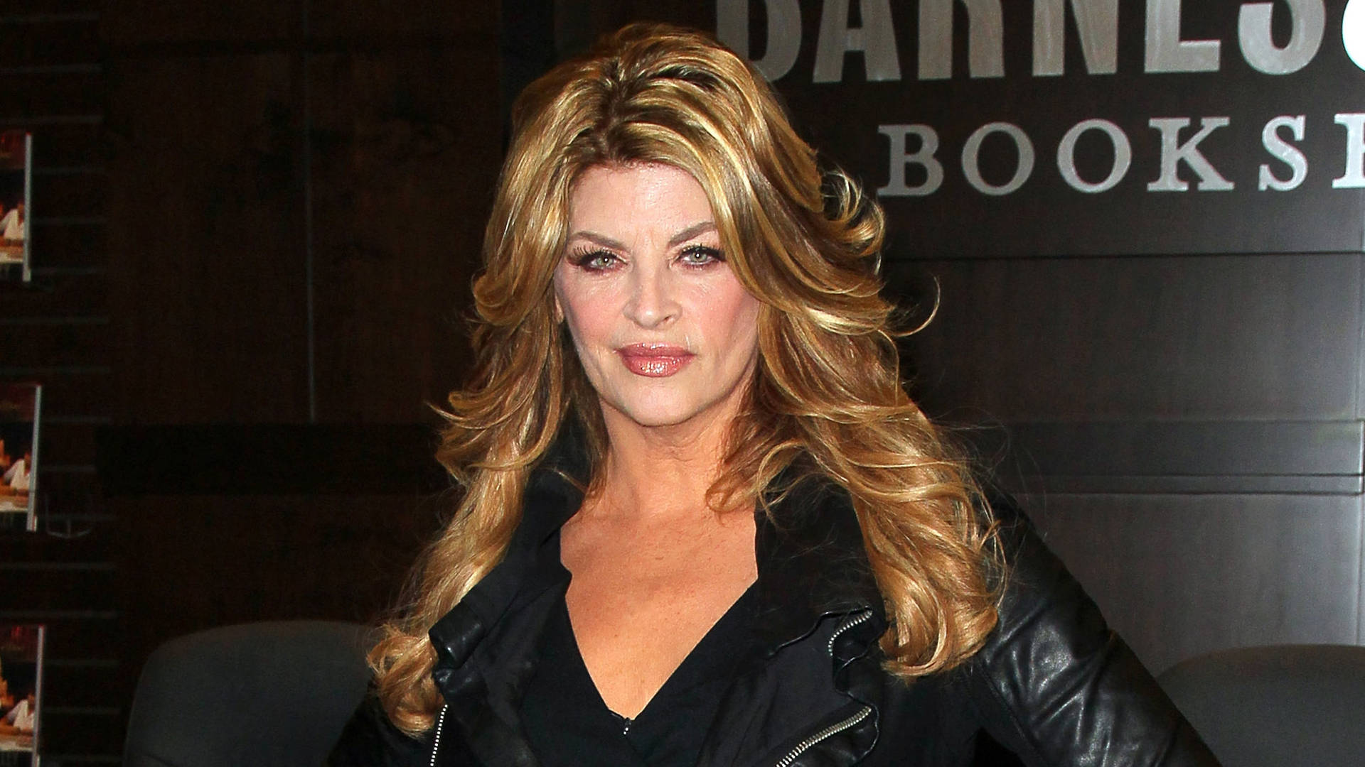 Blonde Kirstie Alley At Book Signing Event