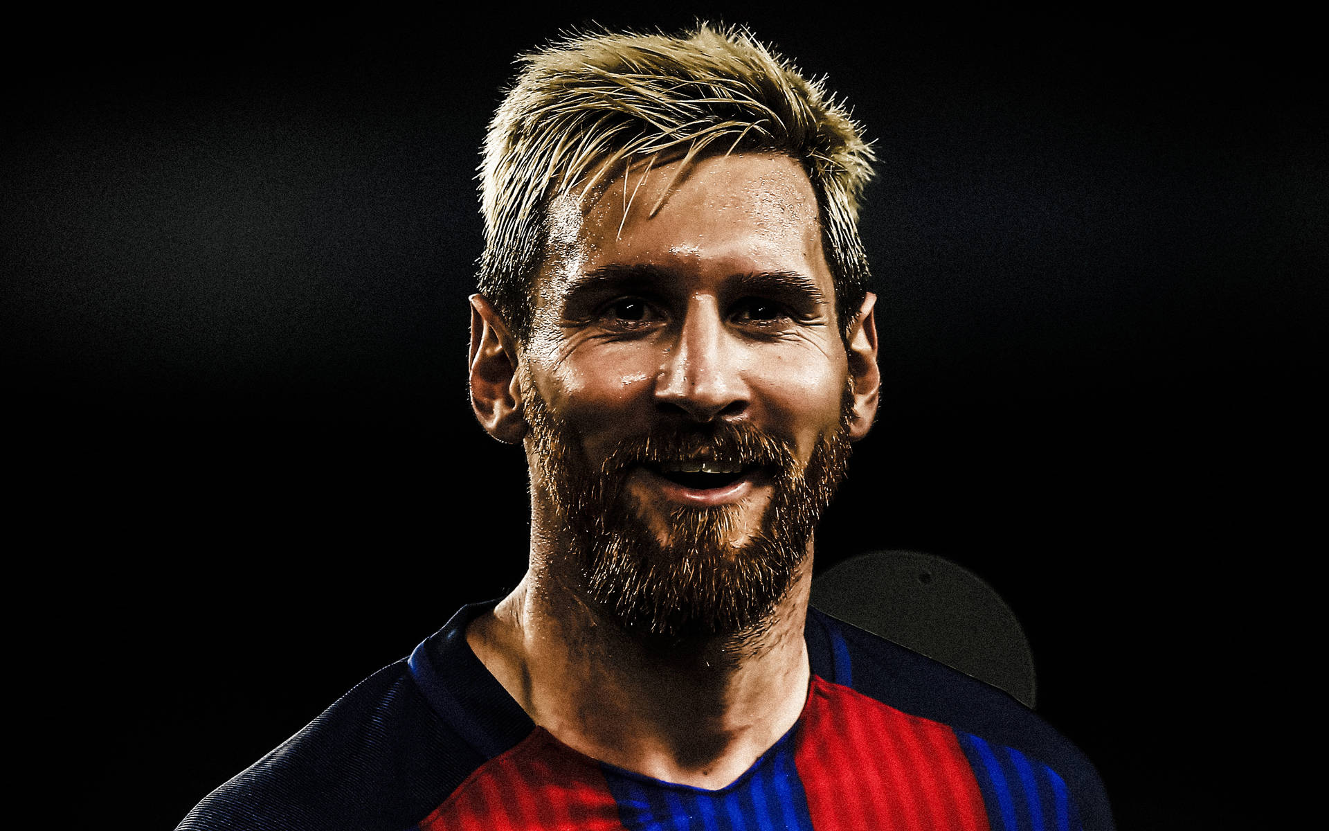 Blonde Lionel Messi