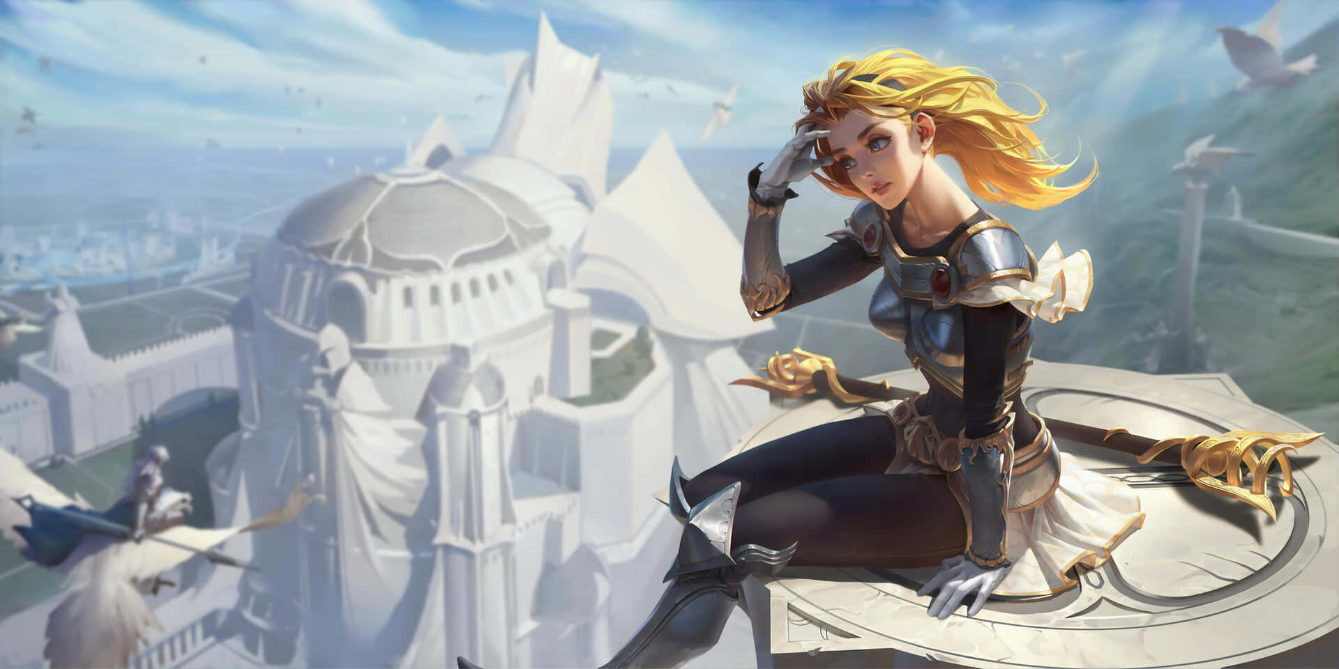 Blonde Warrior Fantasy Artwork