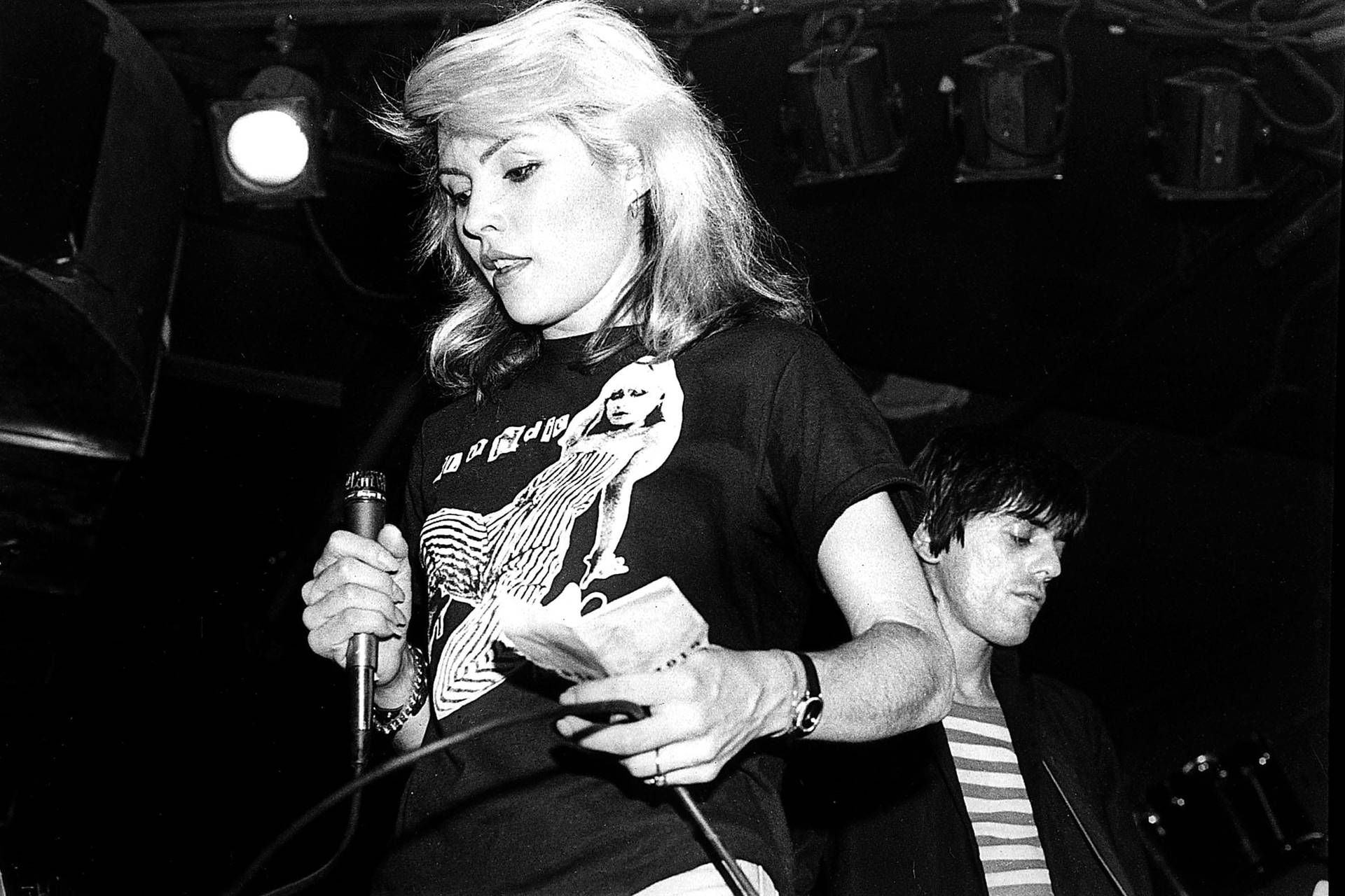 Blondie Debbie Harry Chris Stein 1970s Photo Background