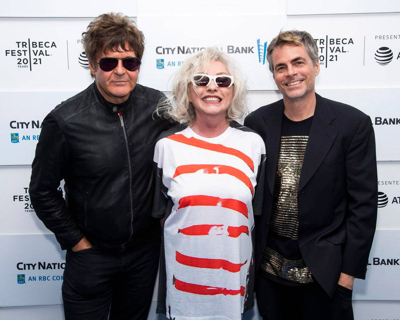 Blondie Debbie Harry Chris Stein Clem Burke Tribeca Festival Background