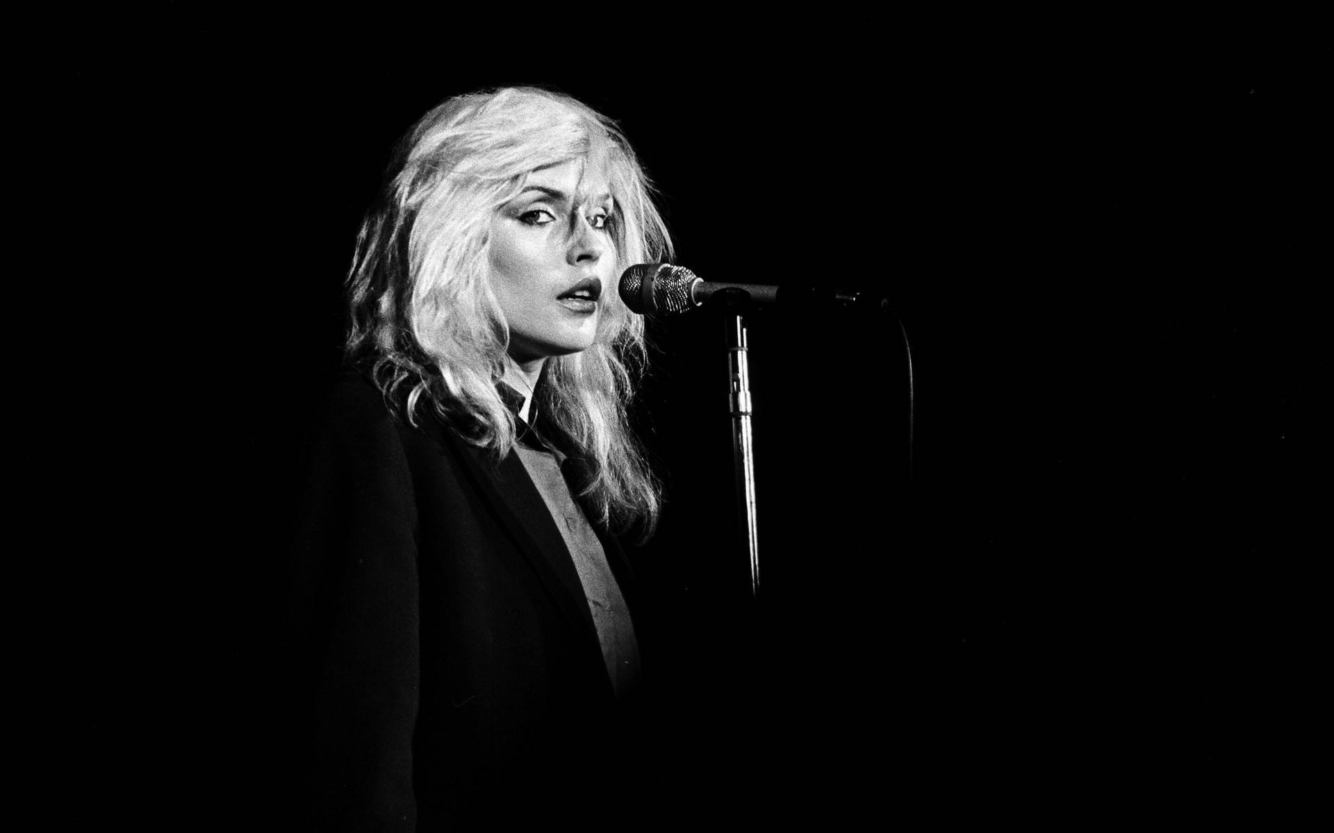 Blondie Debbie Harry Concert Noir Photography