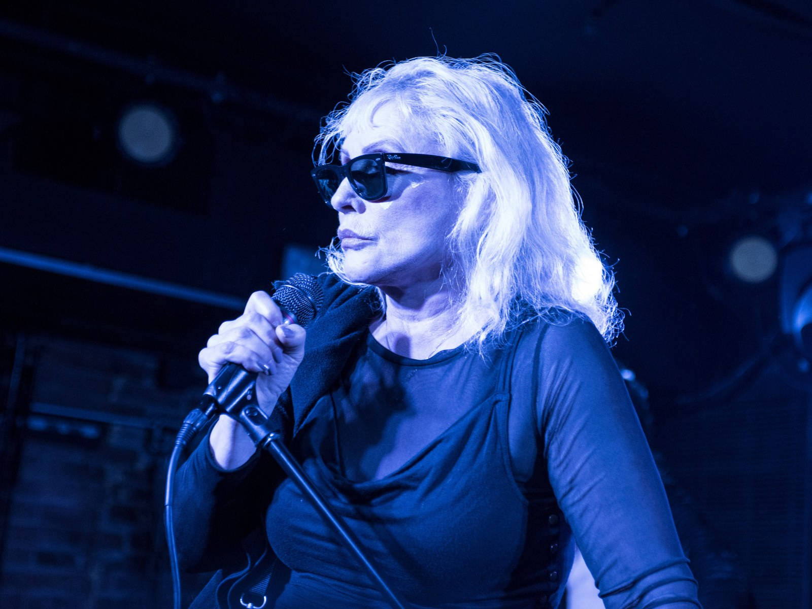 Blondie Debbie Harry Concert Singing Photography