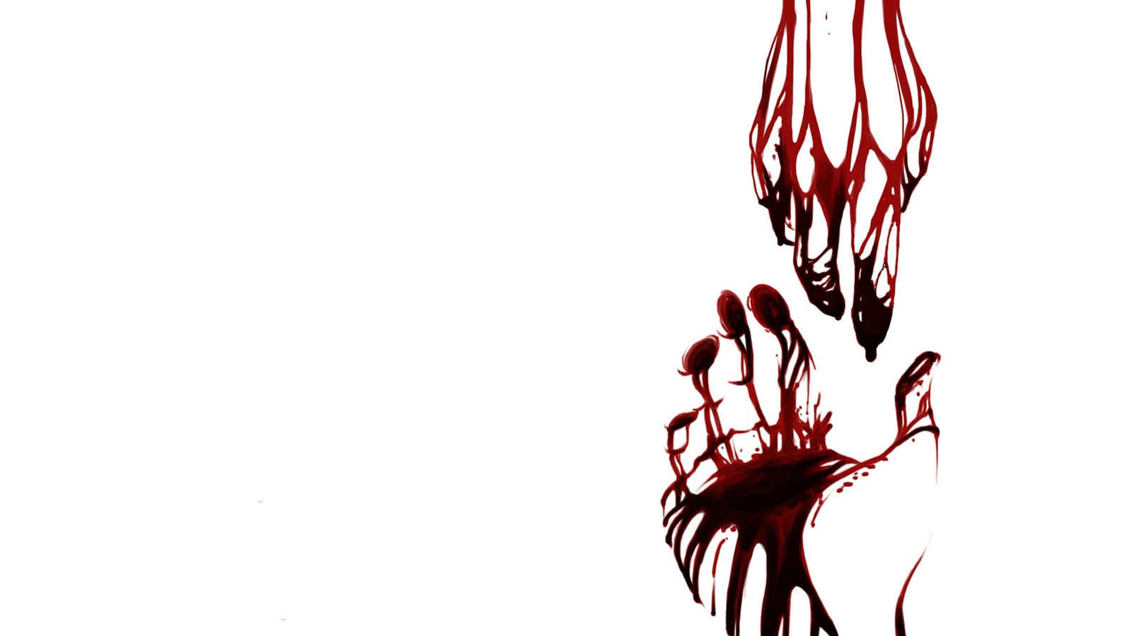 Blood Aesthetic White Hands