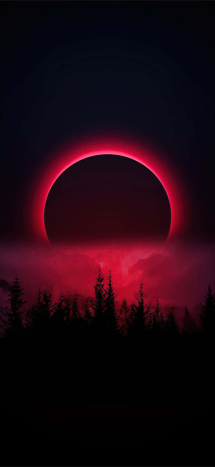 Blood Moon Eclipse Background