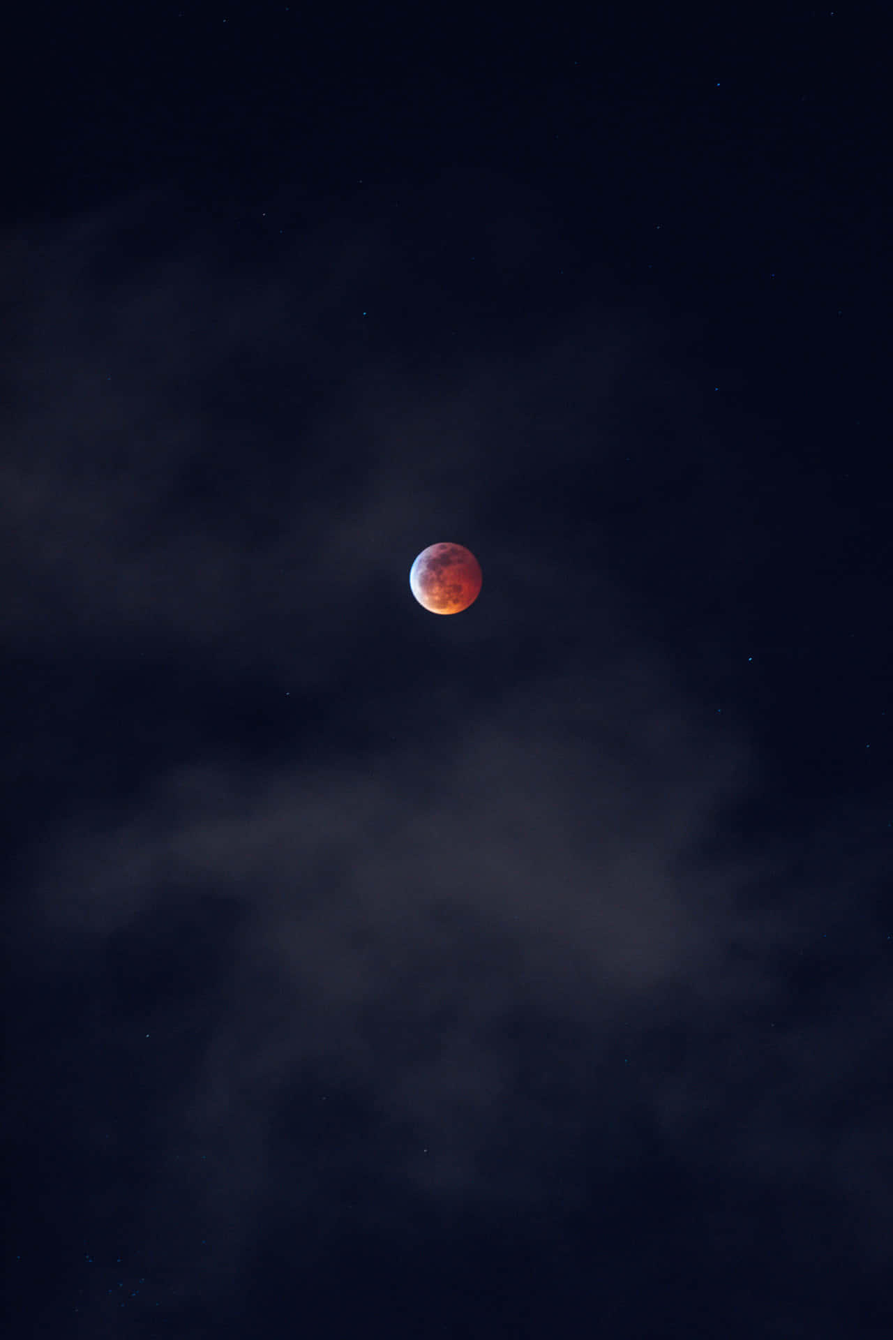 Blood Moon Far View Background