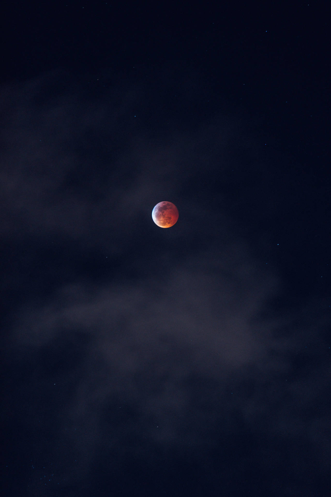 Blood Moon Sky Background