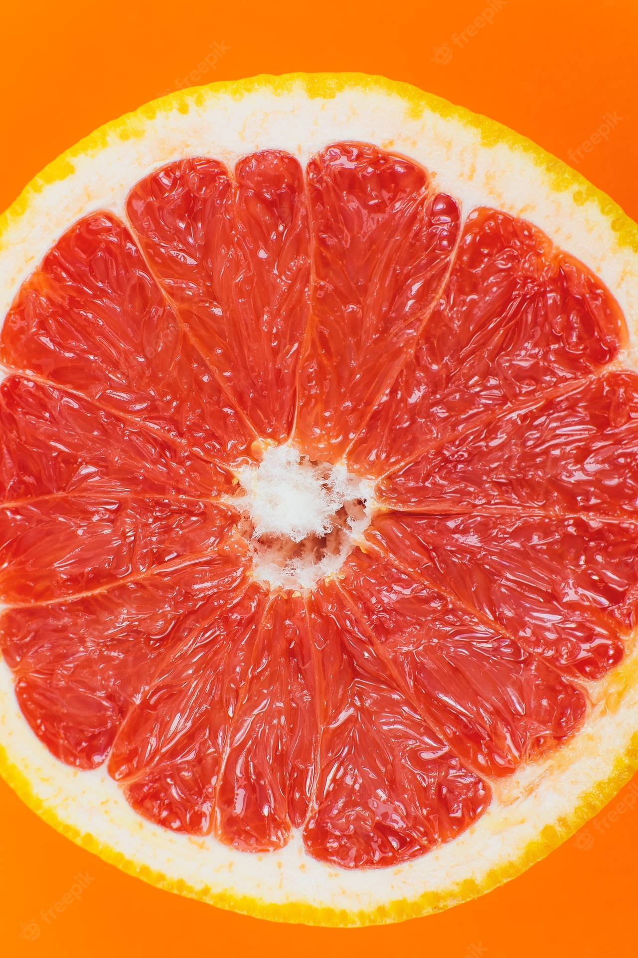 Blood Orange Citrus Fruit Cut Background