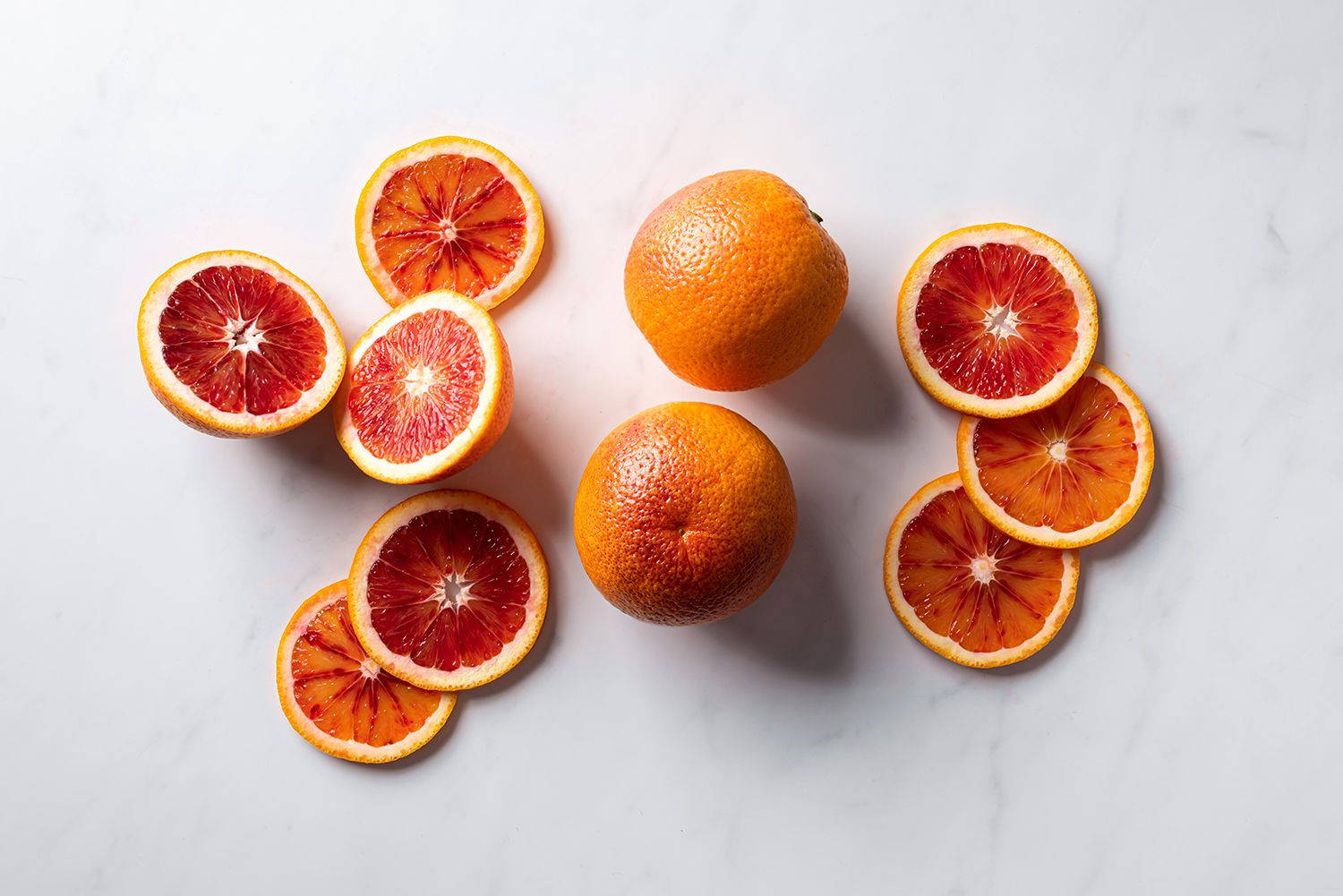 Blood Orange Citrus Fruit Minimalist Background