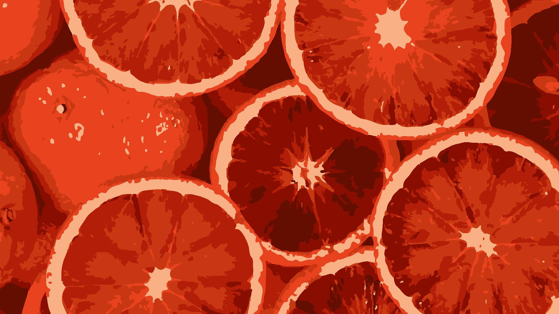 Blood Orange Citrus Fruit Red Aesthetic Background