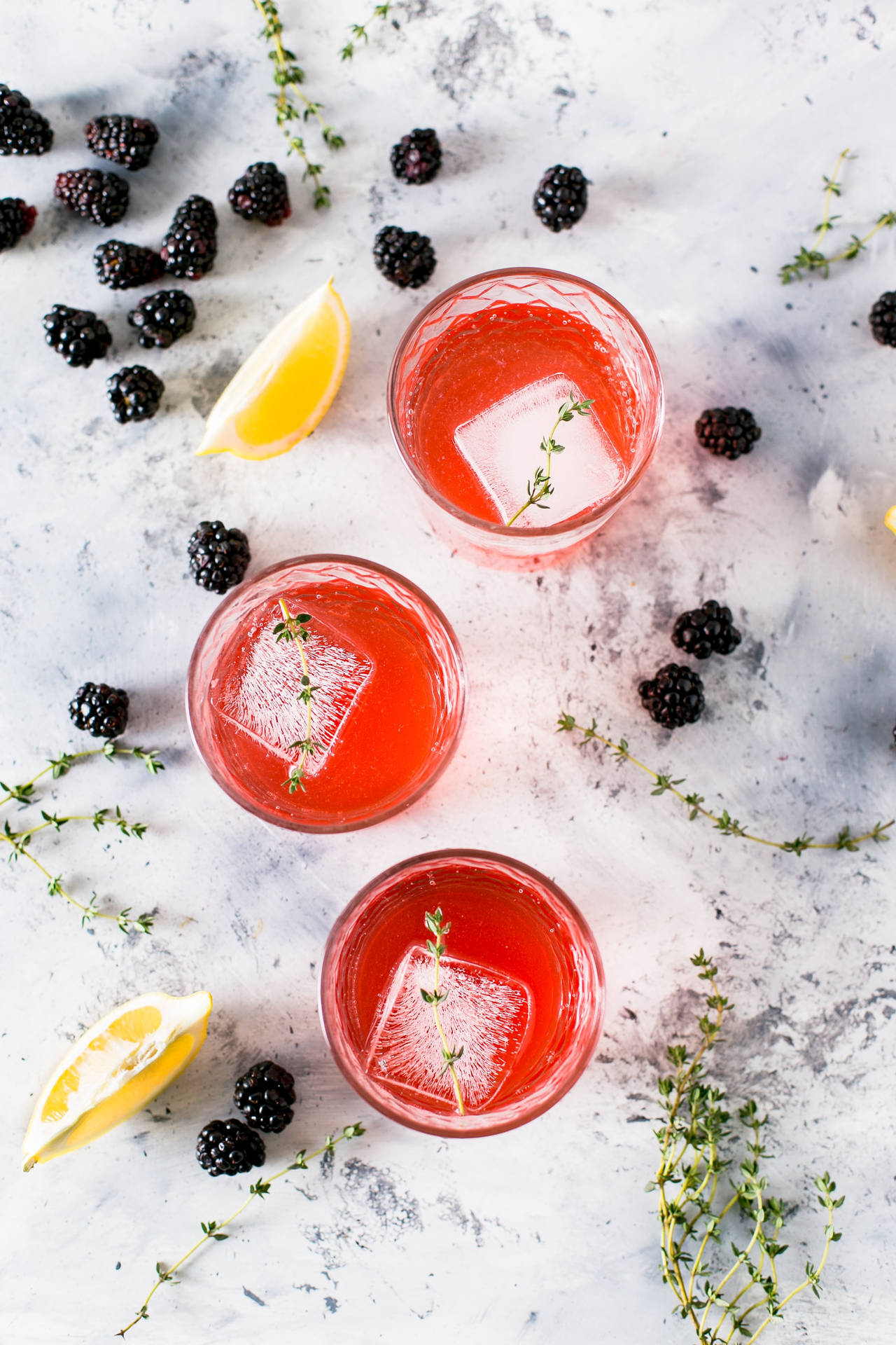 Blood Orange Gin Martini- A Colorful Twist On Classic Cocktails Background