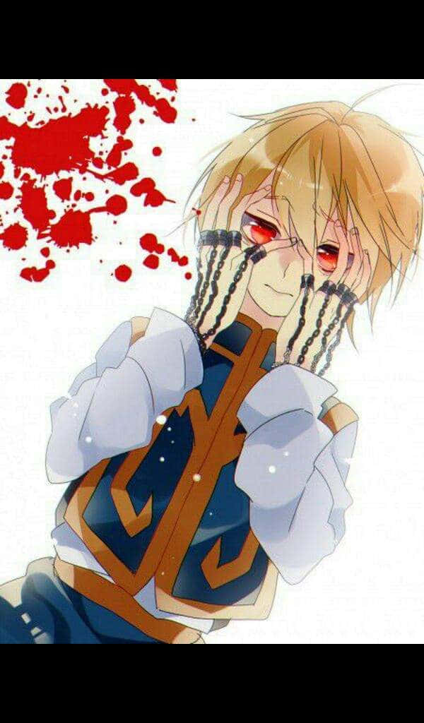 Blood Splatter Kurapika Pfp Background