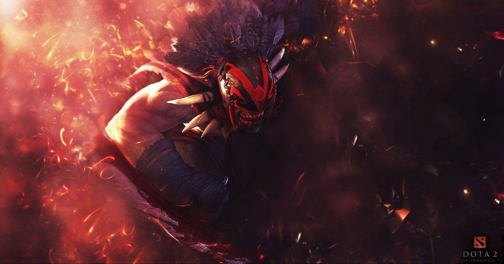 Bloodseeker Hero Dota 2 Desktop Background