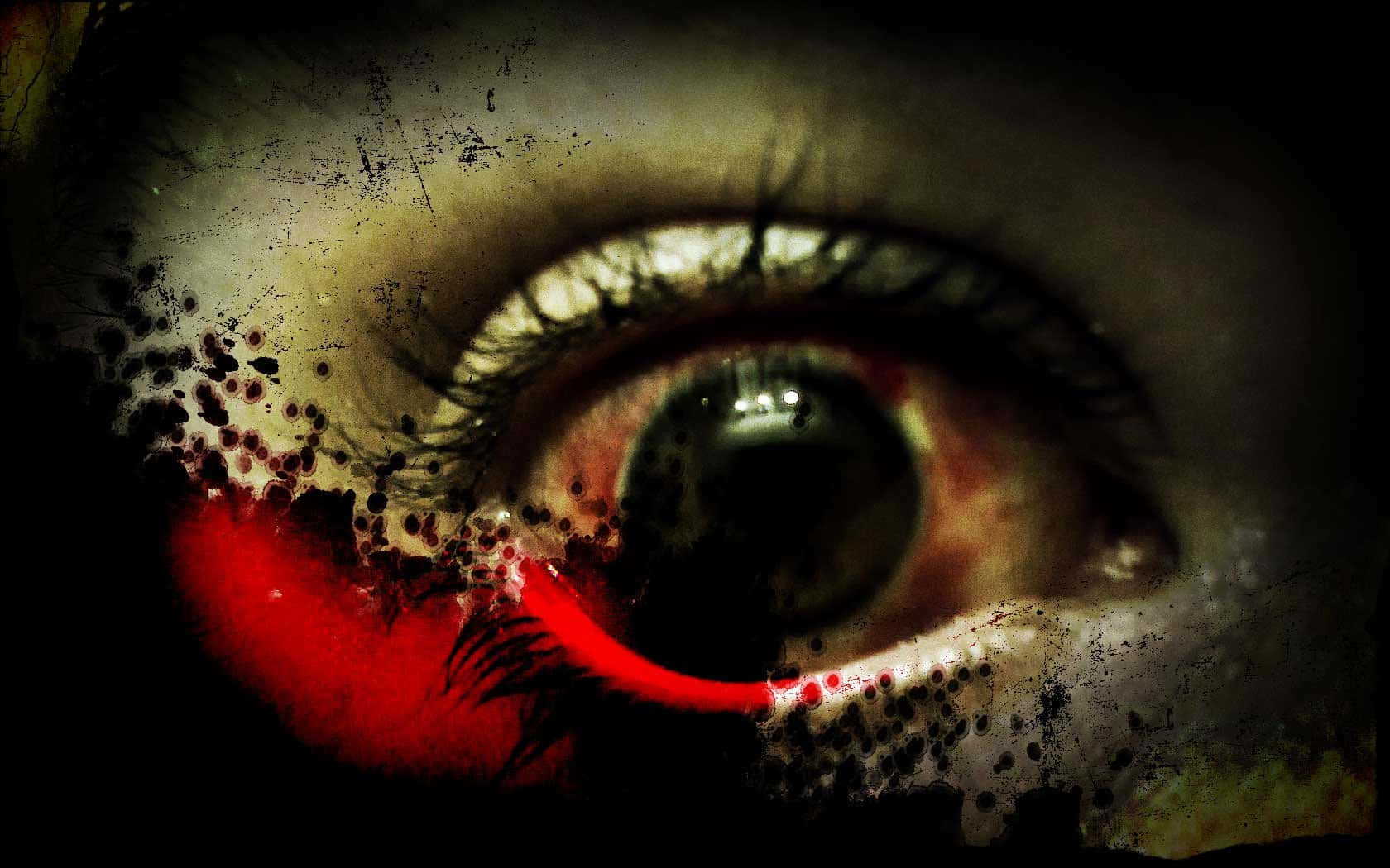 Bloodshot Horror Eye Art