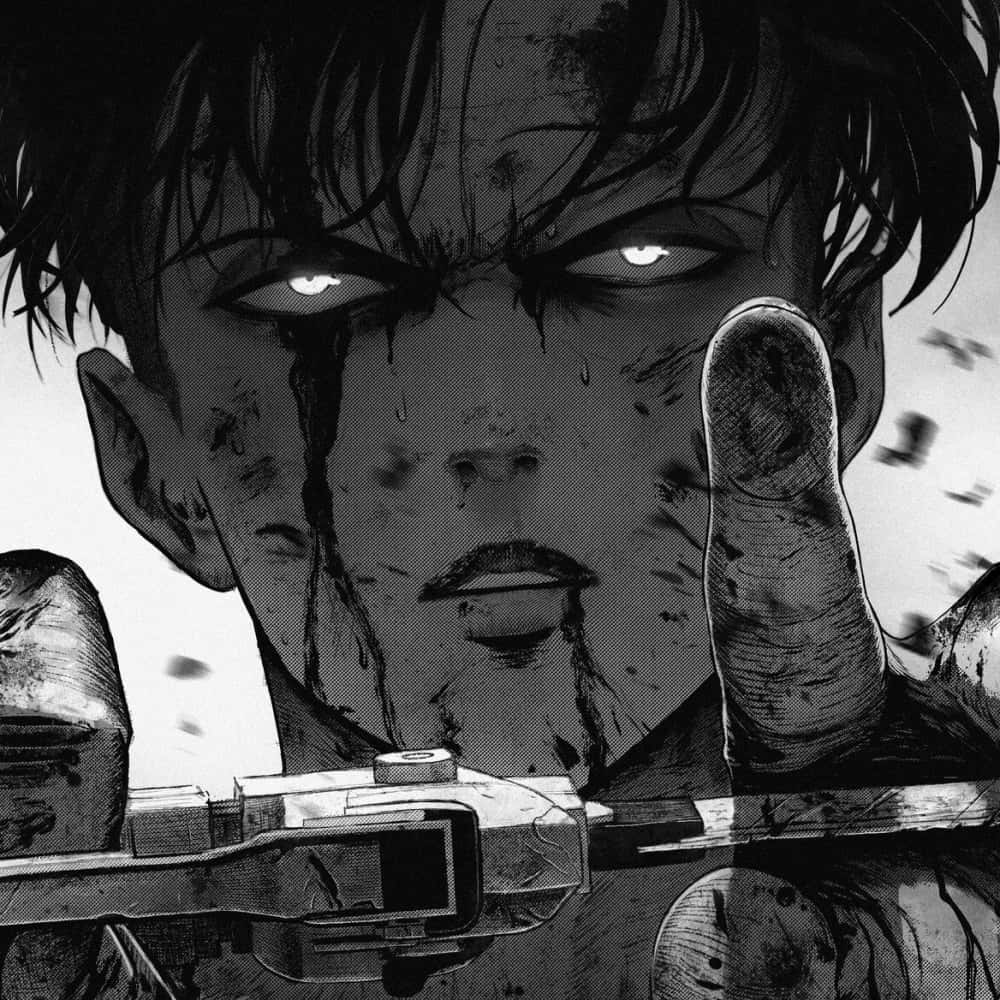 Bloody Levi Pfp Background