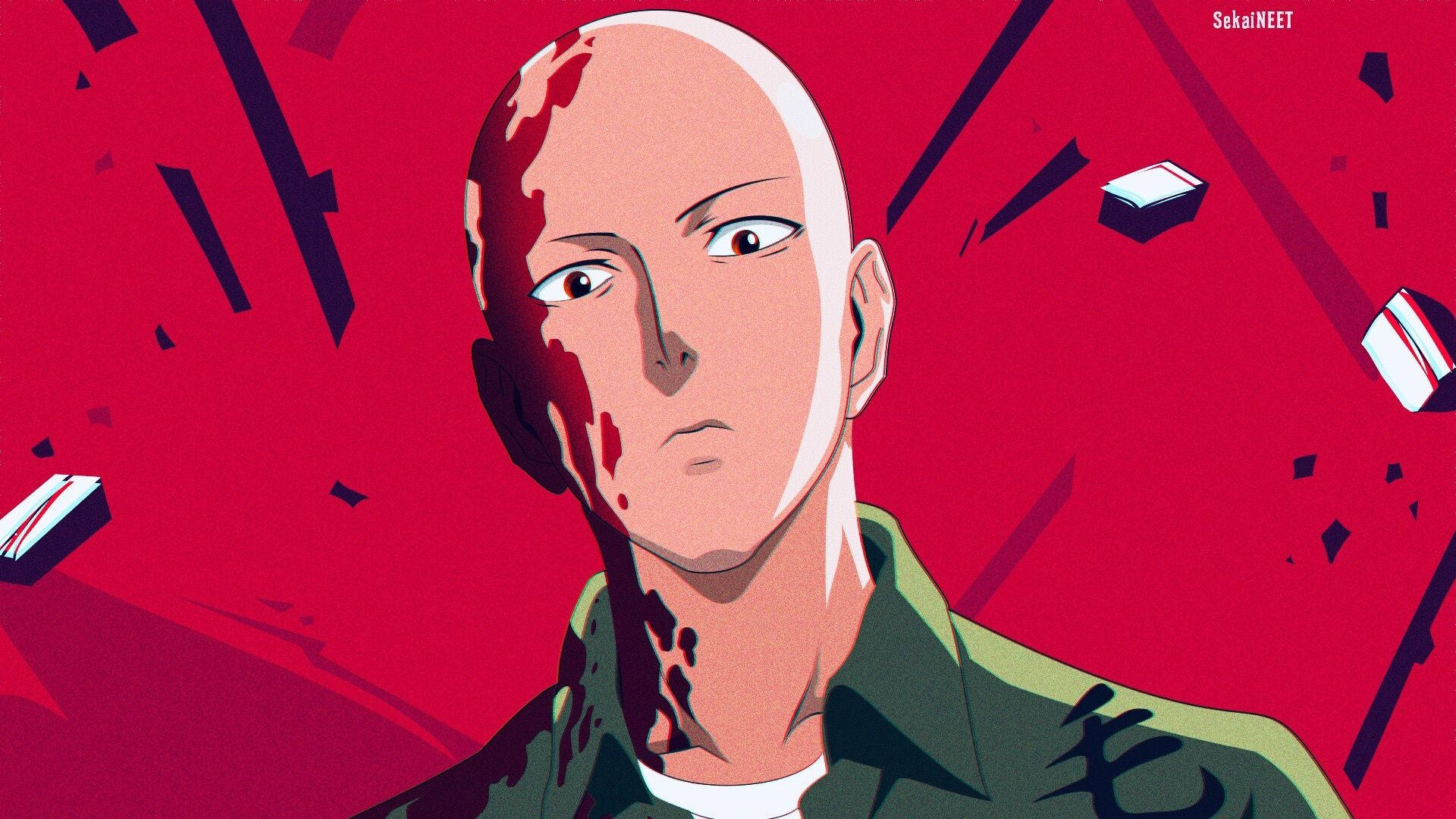 Bloody Saitama Anime Profile Background
