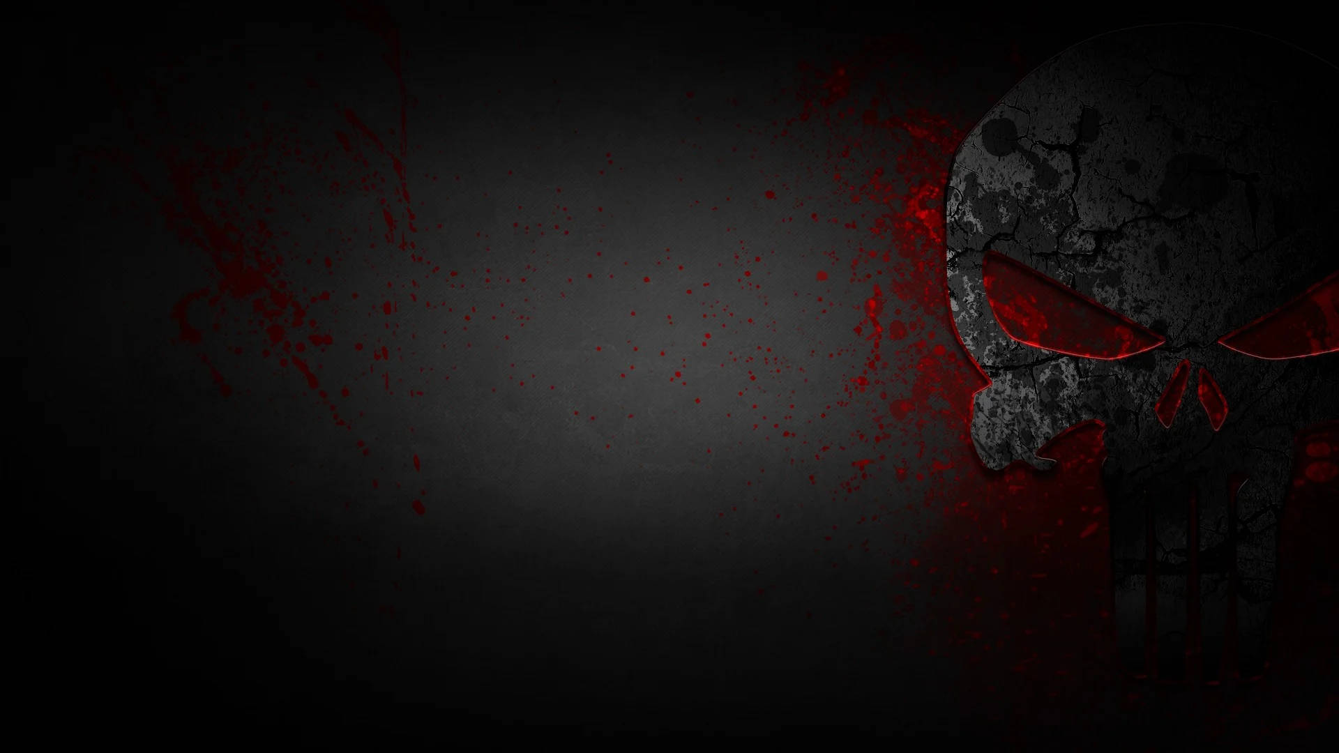 Bloody Skull Punisher Logo Background
