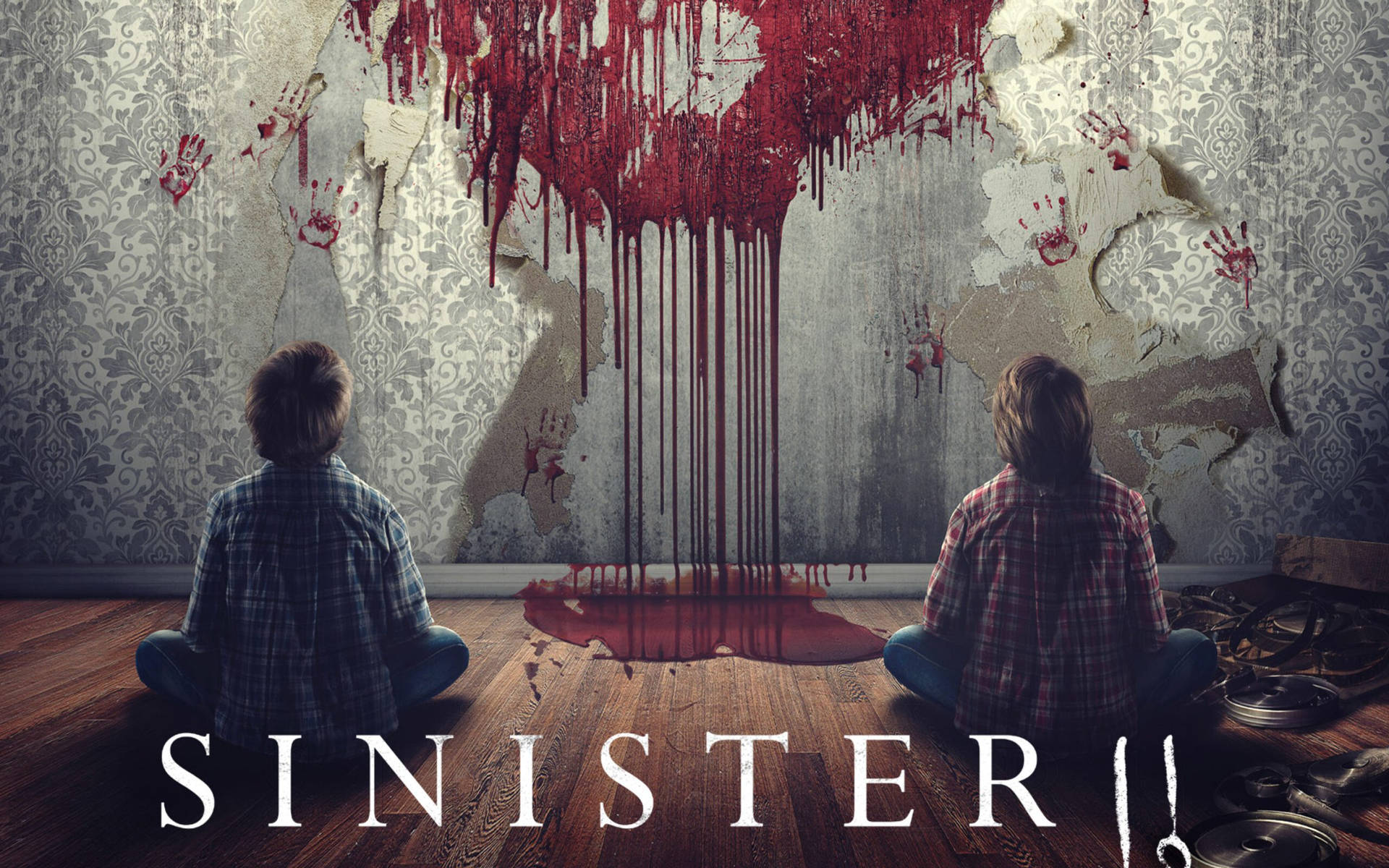 Bloody Wall In Sinister 2 Background