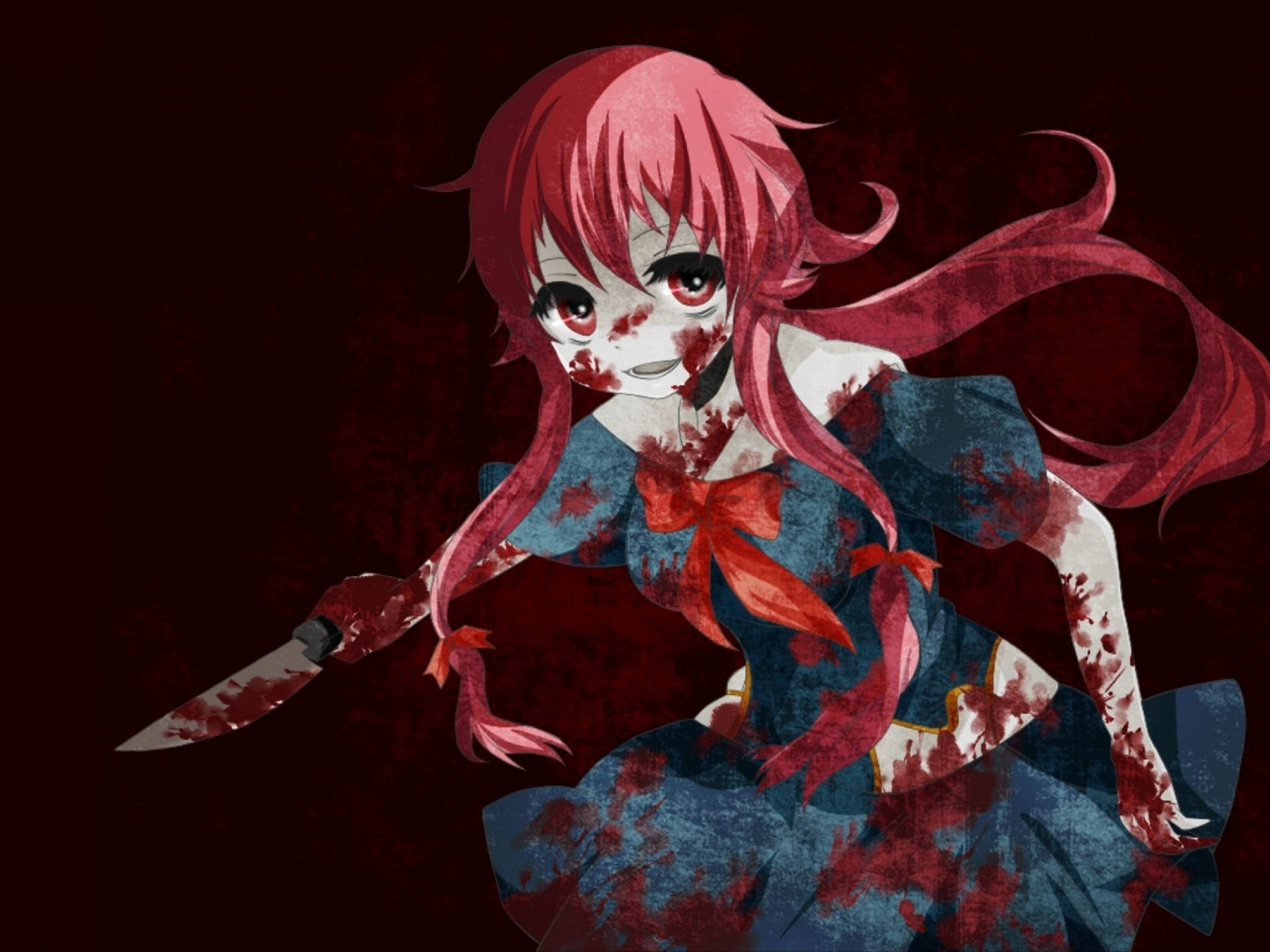 Bloody Yuno Gasai Background