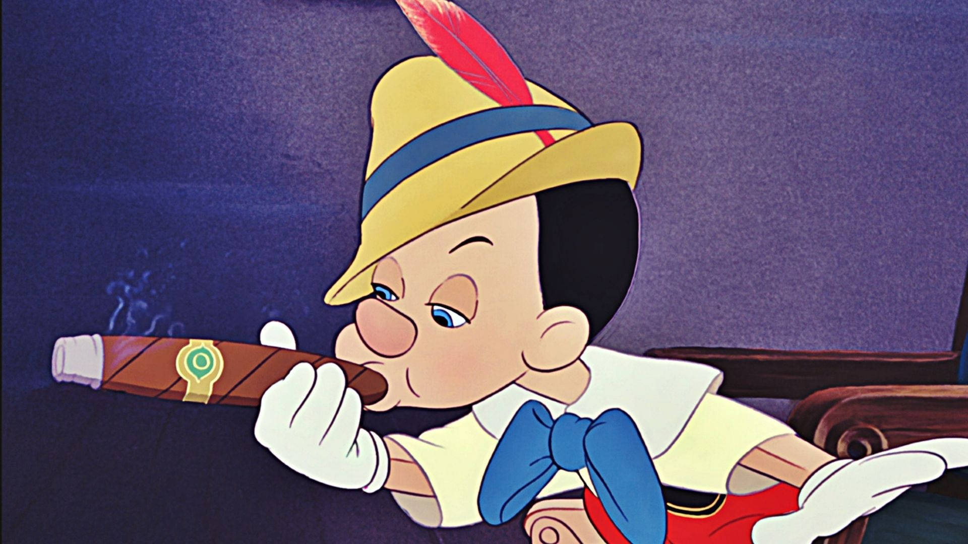 Blowing Pinocchio Background