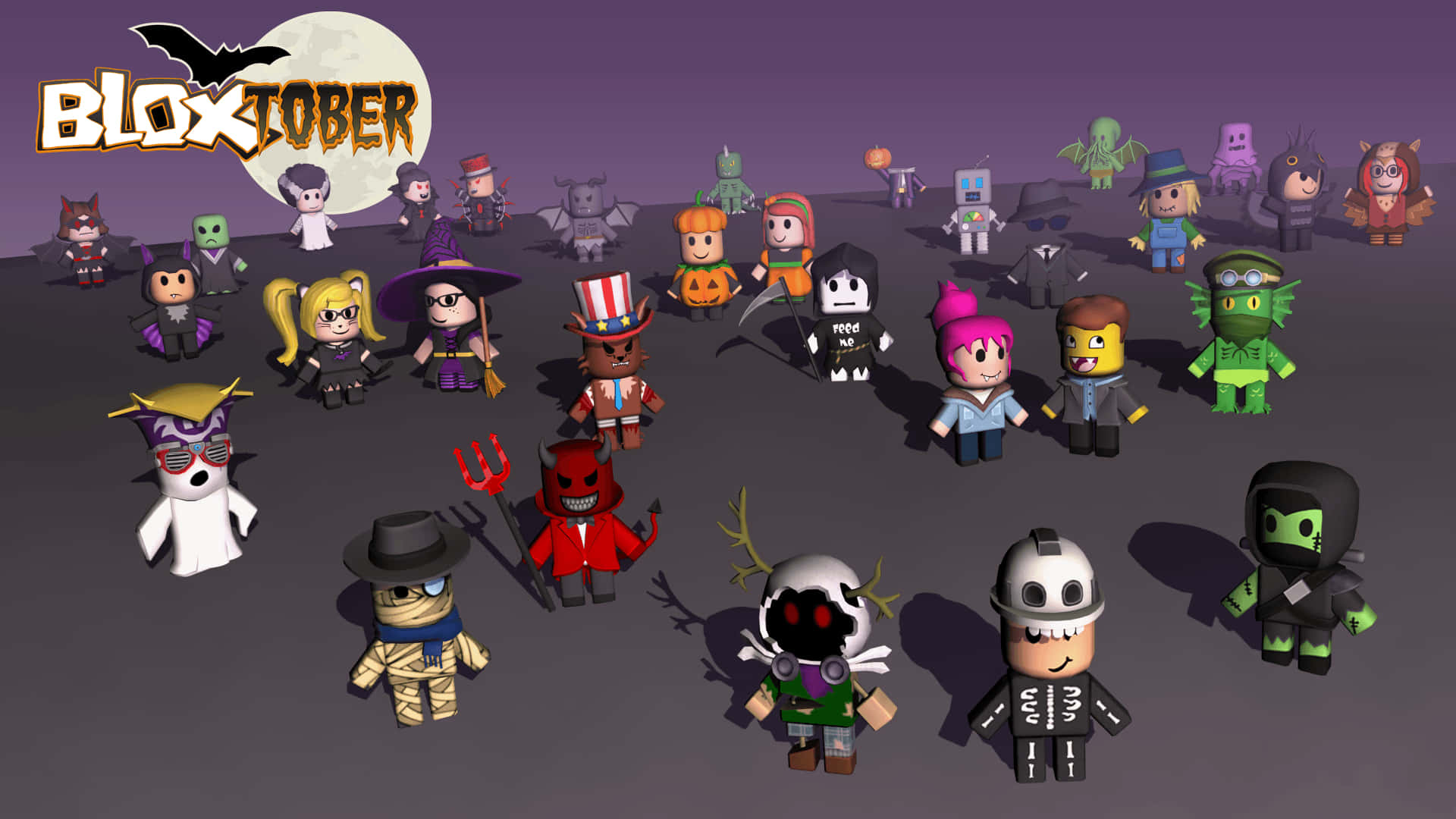 Bloxtober Halloween Celebration Roblox Background
