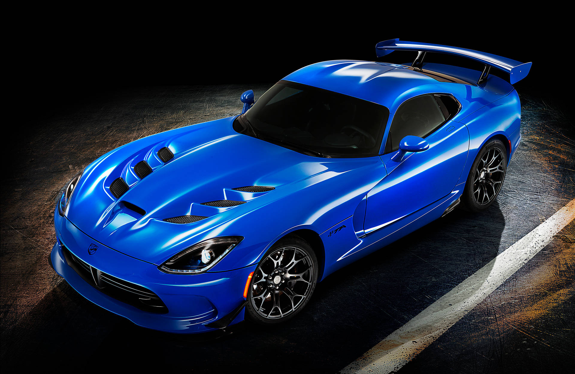Blue 2015 Dodge Viper Gtc Background