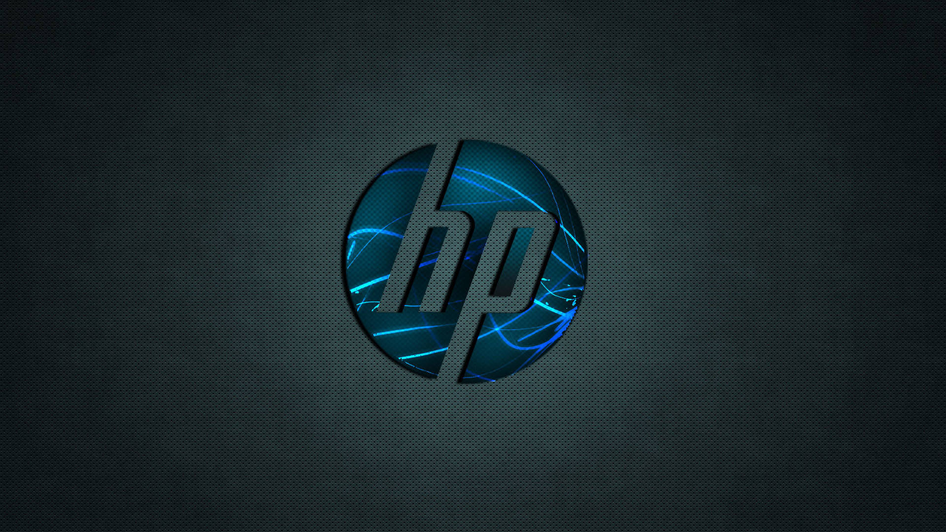 Blue 3d Hp Laptop Logo Background