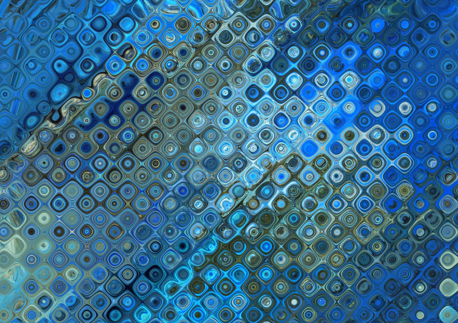 Blue 4k Glazed Glass Background