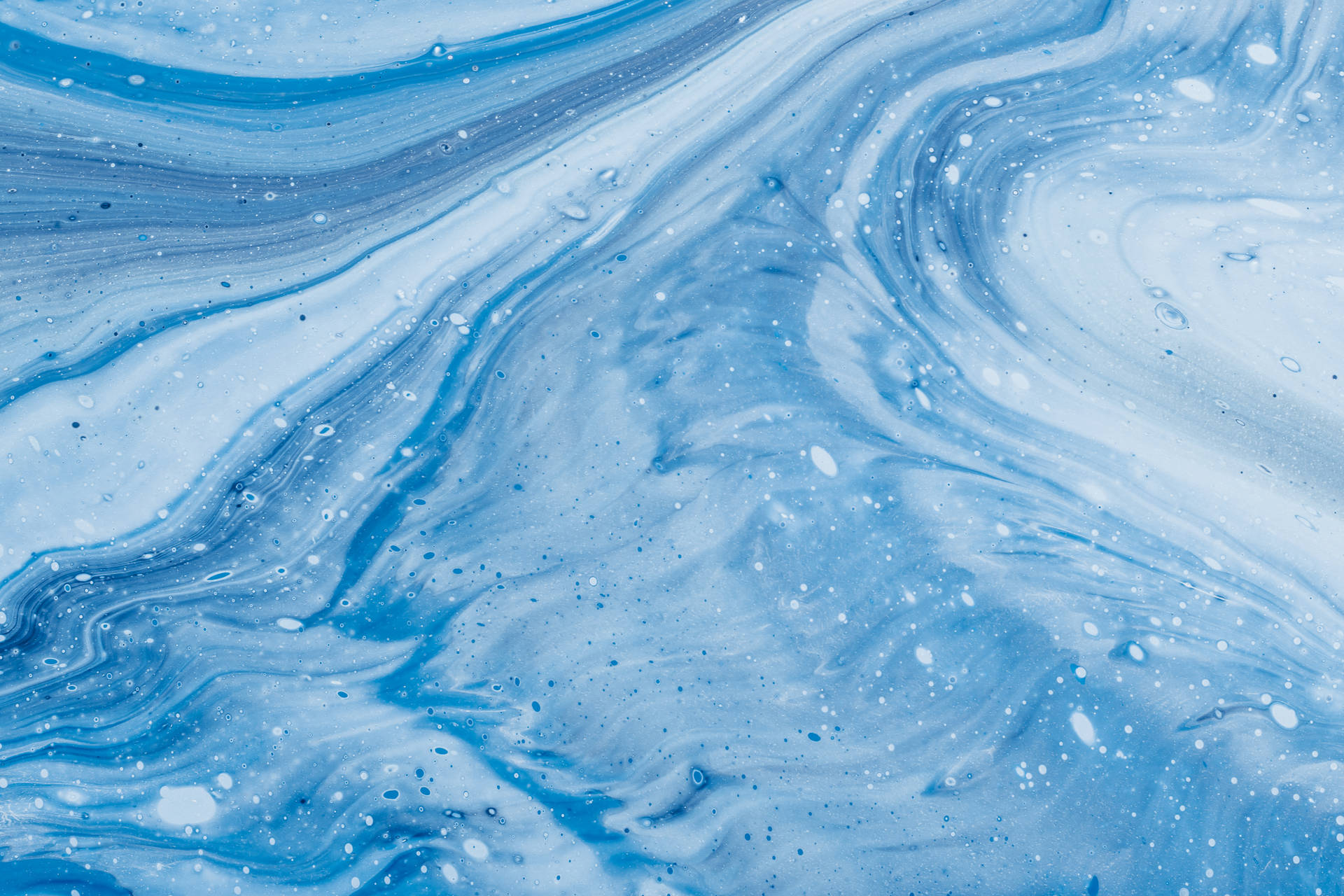 Blue Abstract Water Waves Art Background