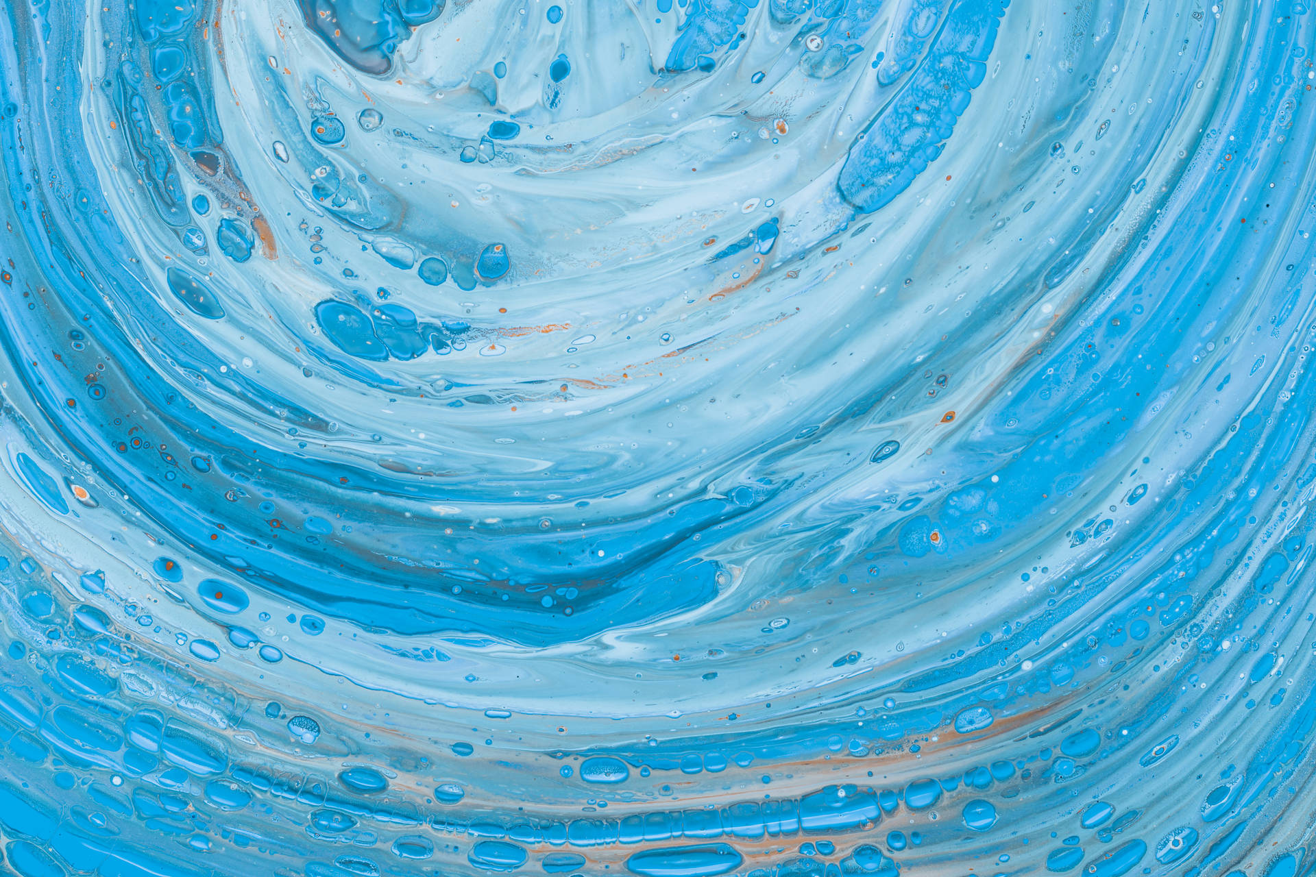 Blue Abstract Water Whirlpool Background