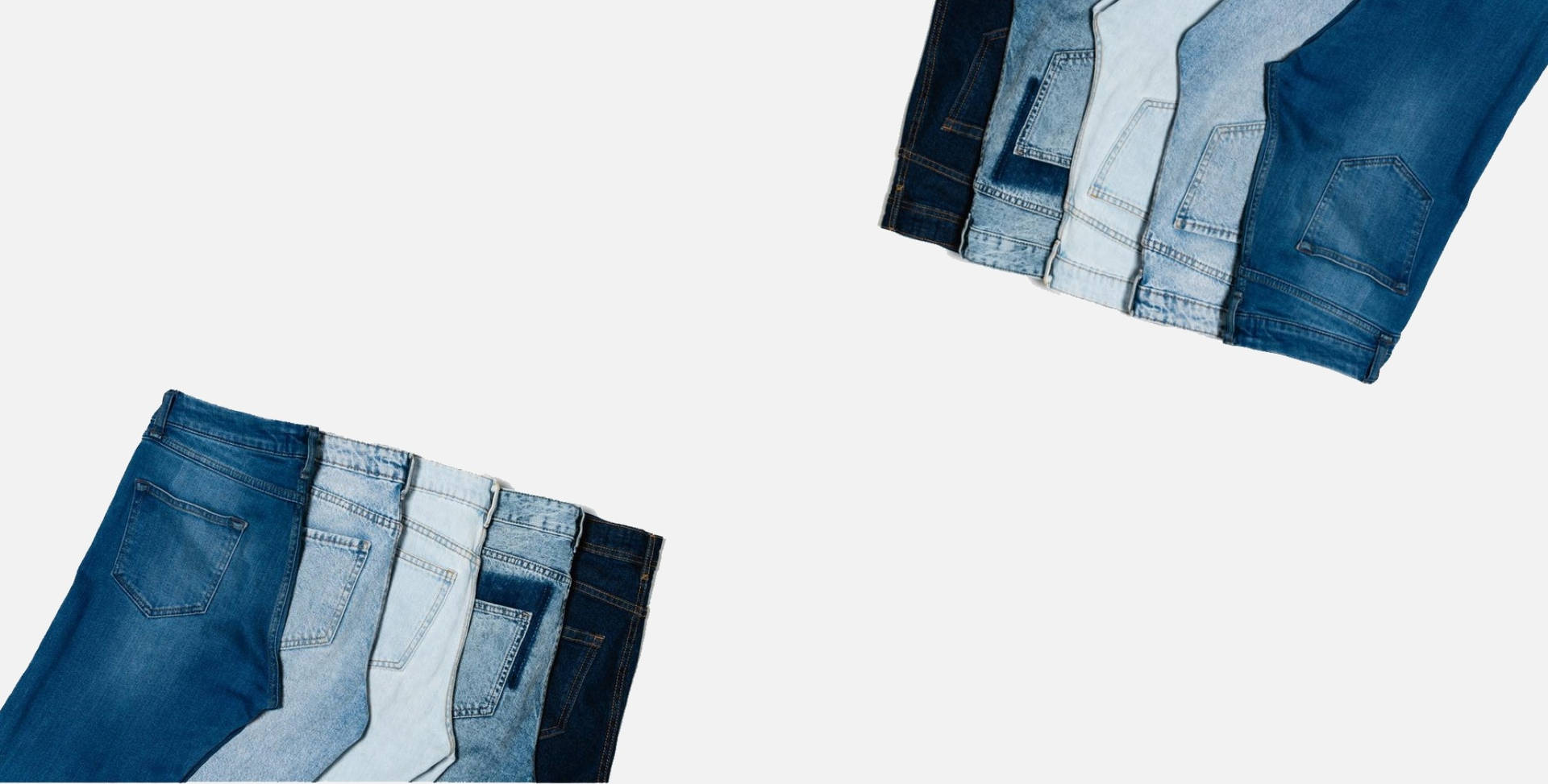 Blue Aesthetic Denim Jeans Background