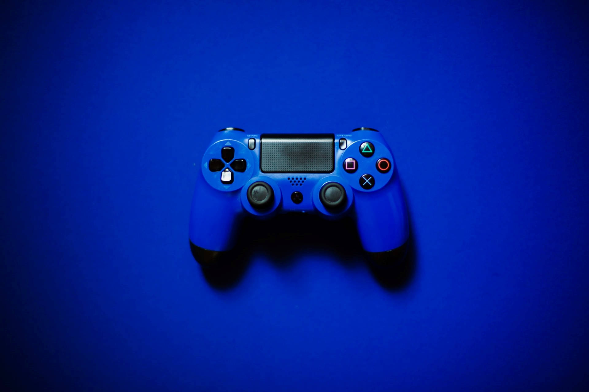 Blue Aesthetic Game Controller Background