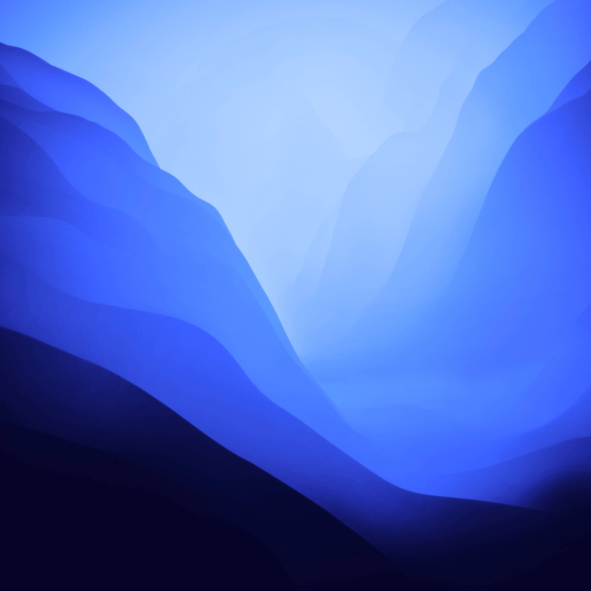 Blue Aesthetic Mountains Macos Monterey Background