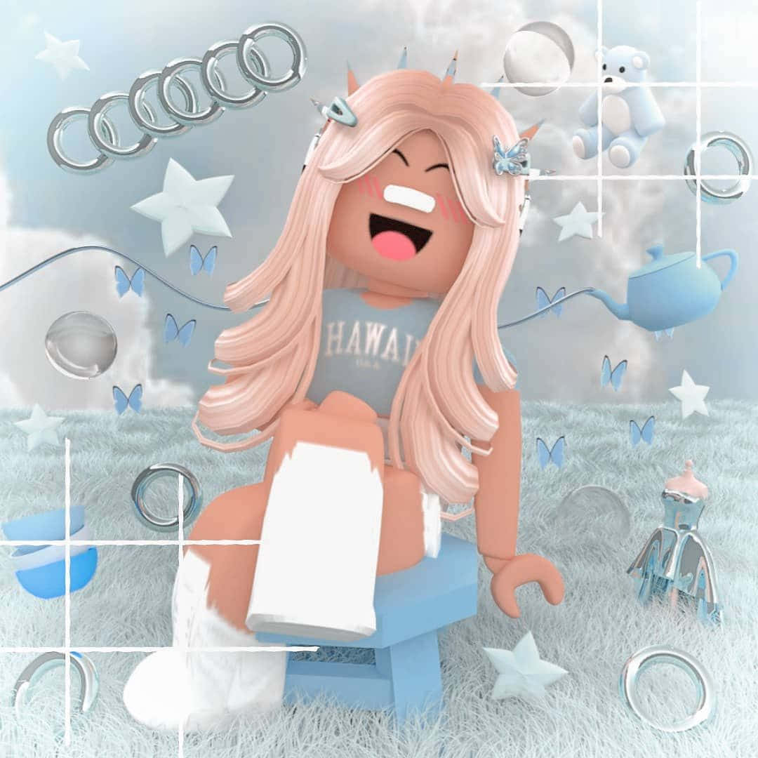 Blue Aesthetic Roblox Pfp Background