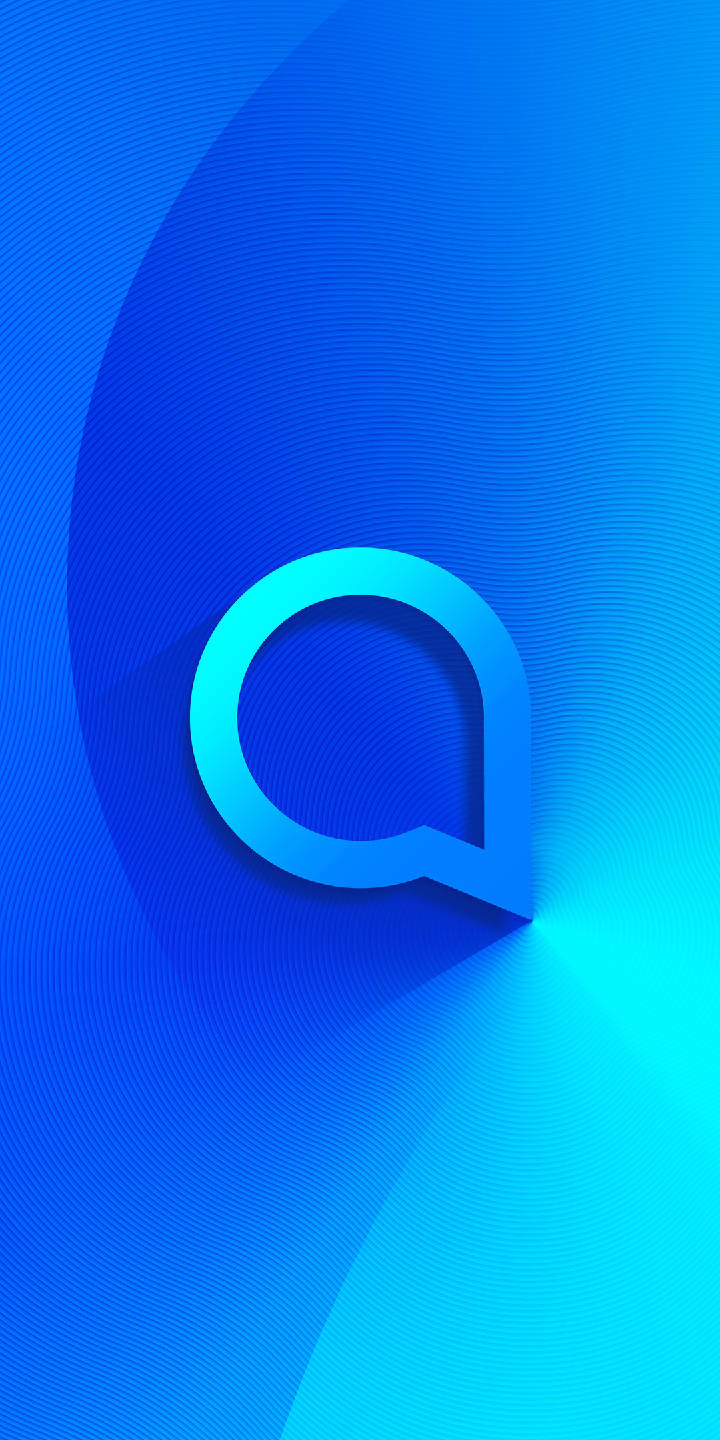 Blue Alcatel Logo Background