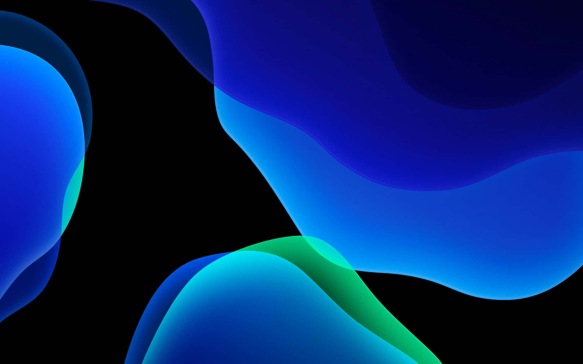 Blue Amoled Abstract Art Background