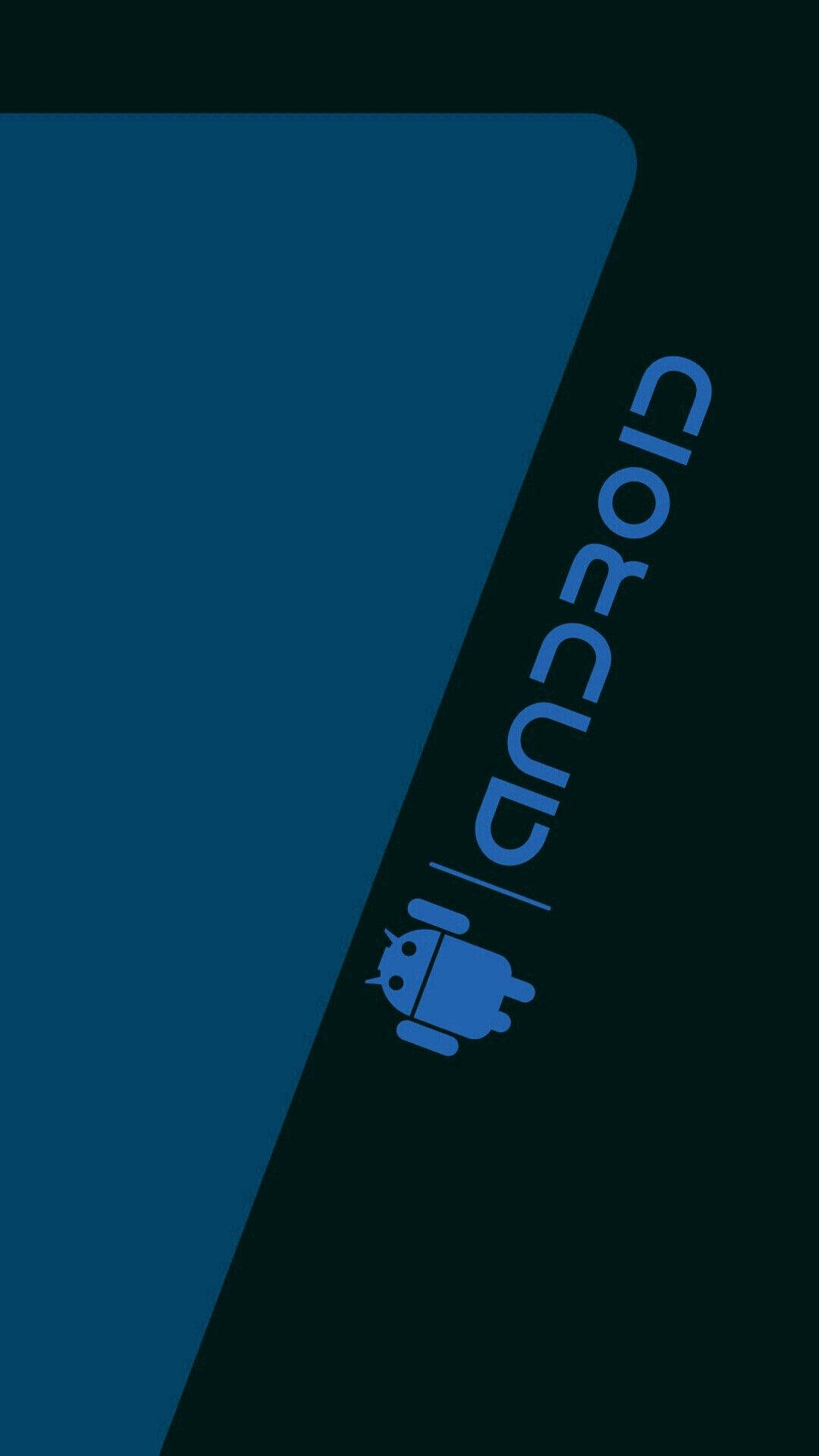 Blue And Black Android Developer Background