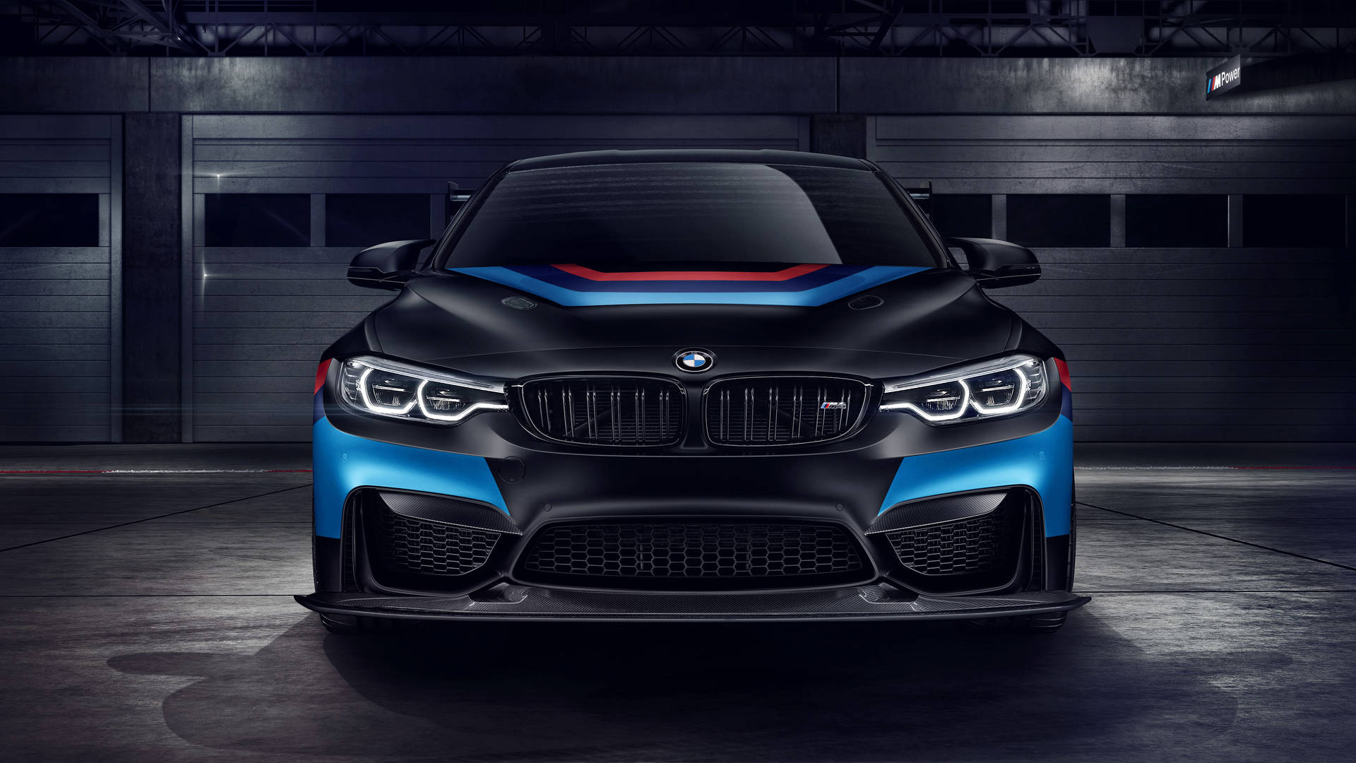 Blue And Black Bmw M Background