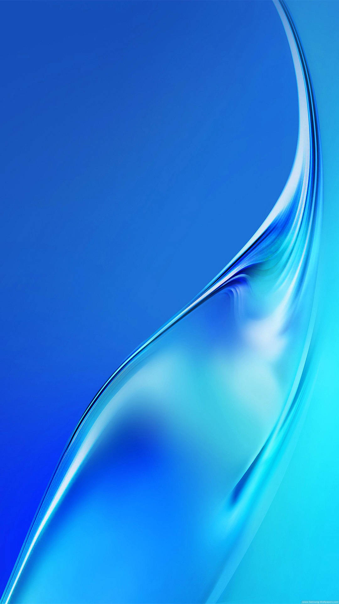 Blue And Cyan Abstract Samsung Background