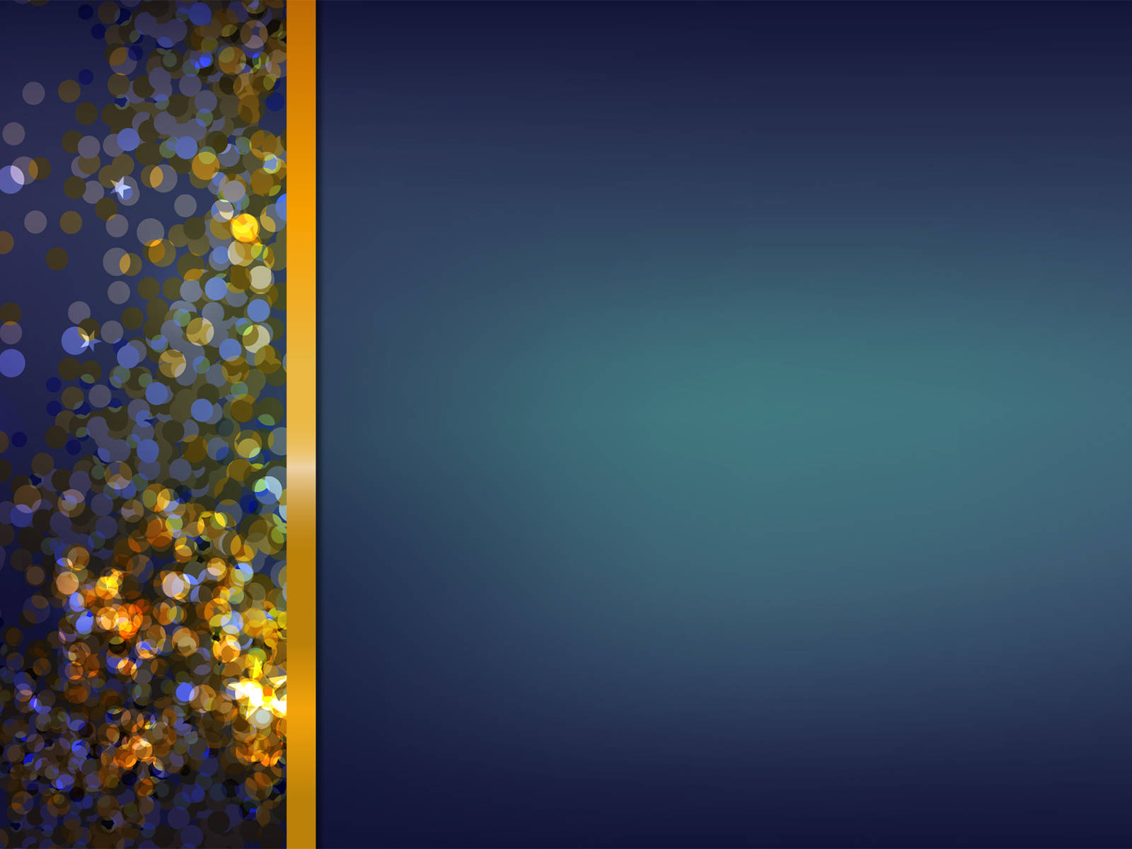 Blue And Gold Glitter Canvas Background