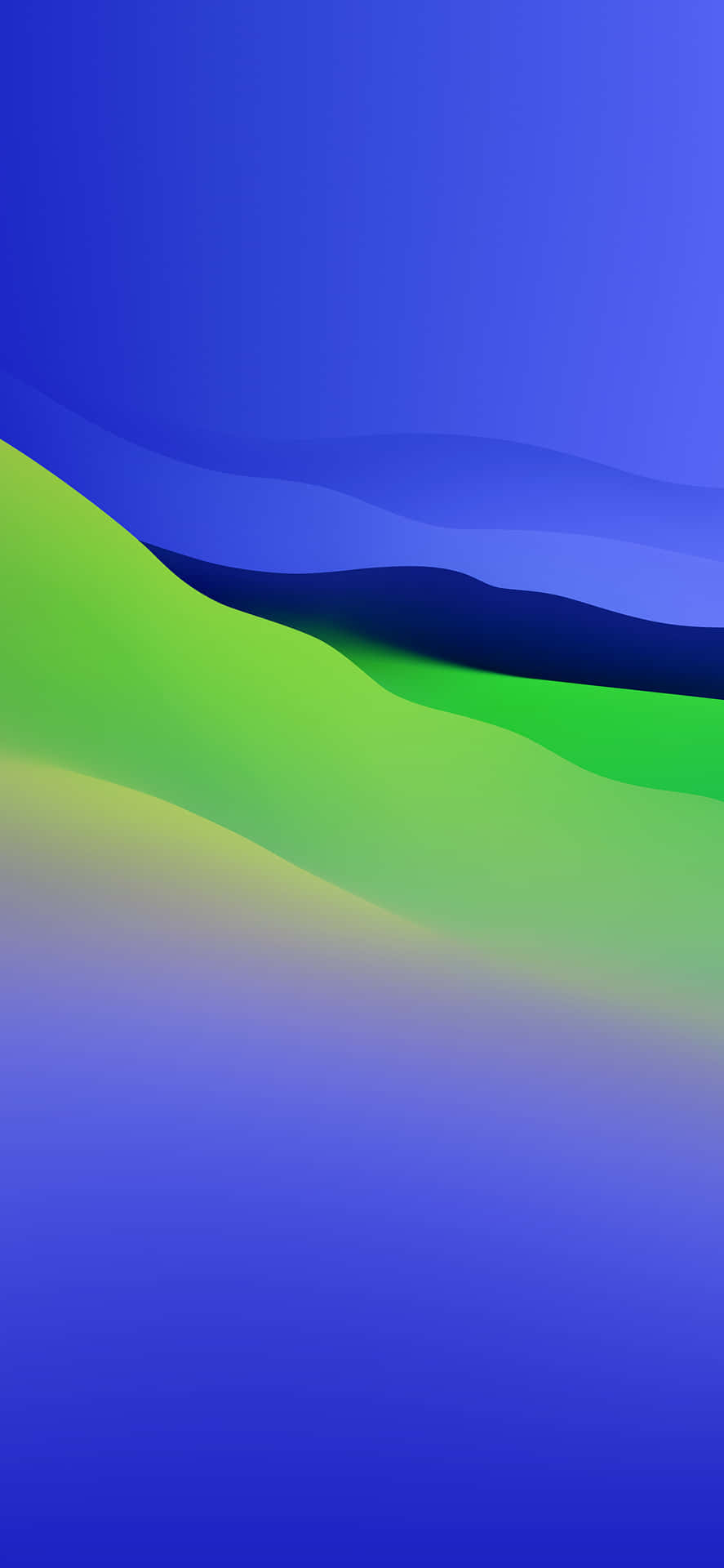 Blue And Green Colors For Ios 3 Background
