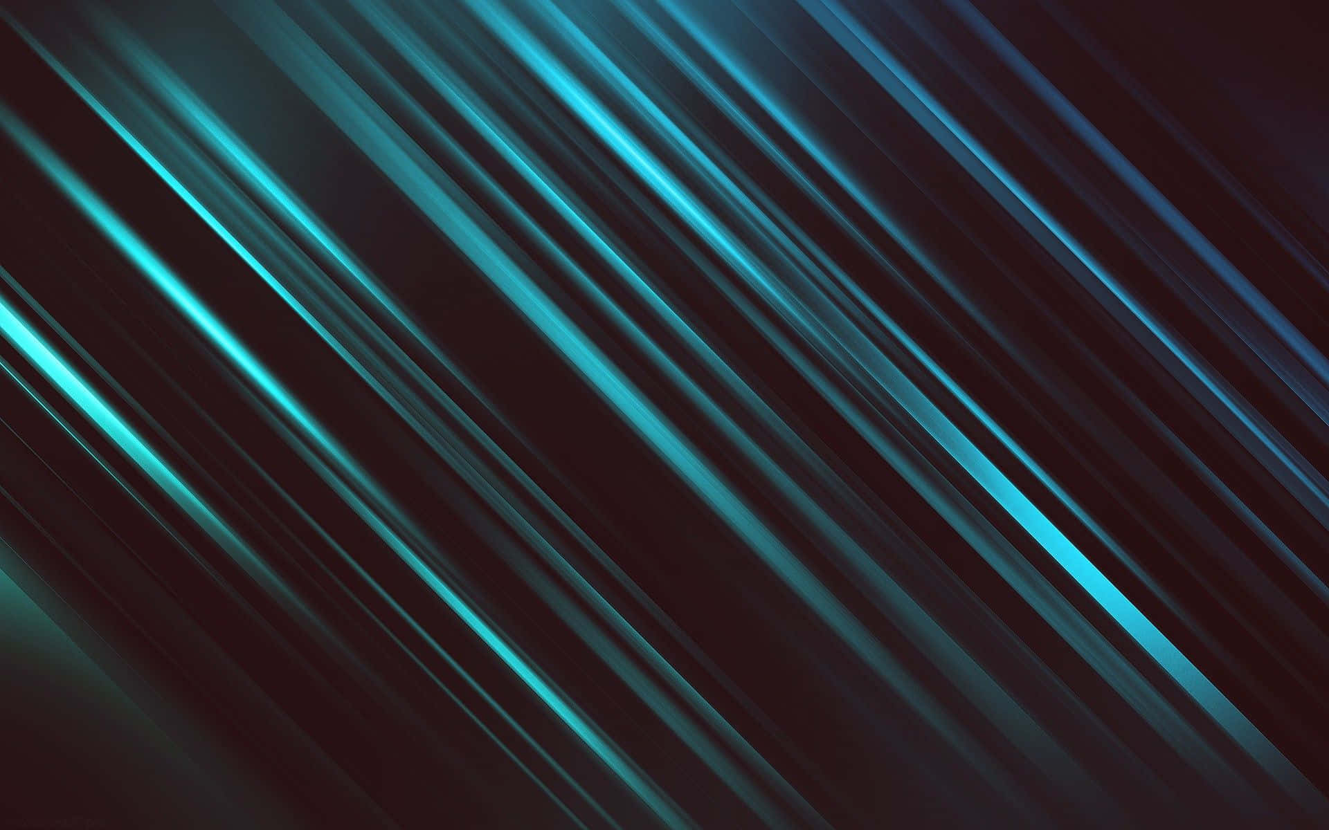 Blue And Green Lines On A Dark Background