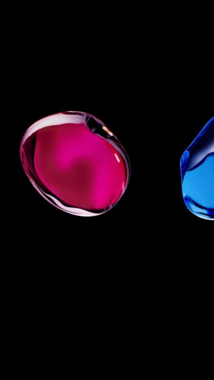 Blue And Magenta Gemstone Iphone 7 Plus Live Background