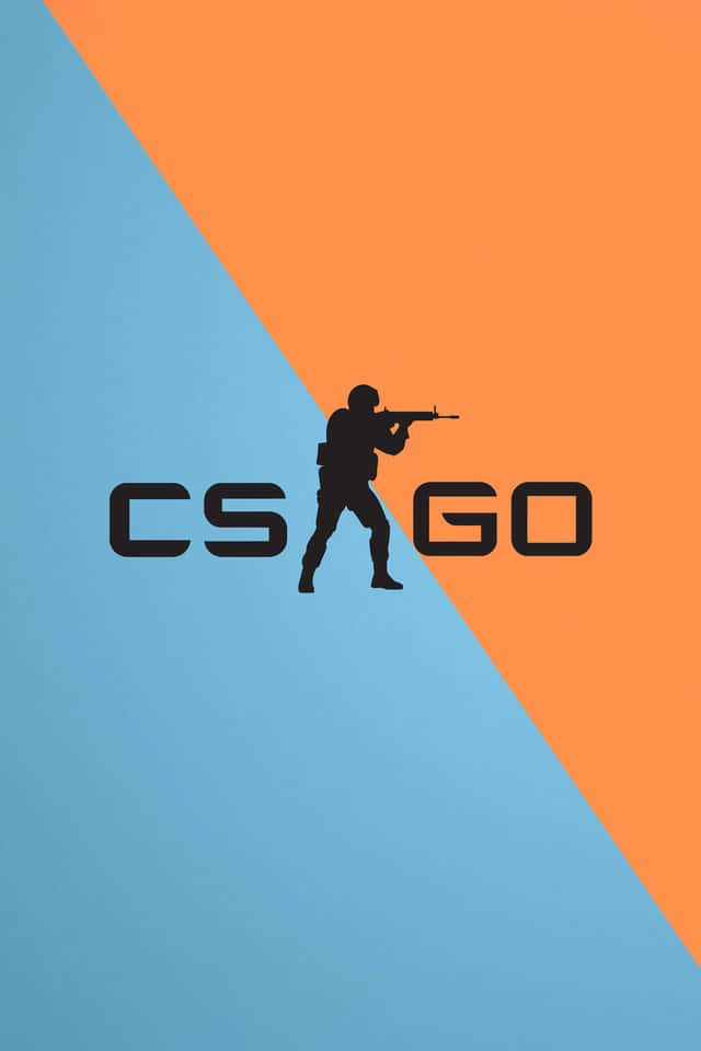 Blue And Orange Cs Go Mobile Background