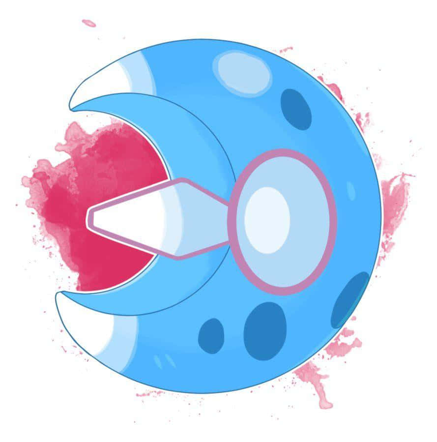 Blue And Pink Lunatone Pokemon Background