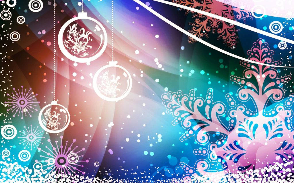 Blue And Pink Merry Christmas Hd Background