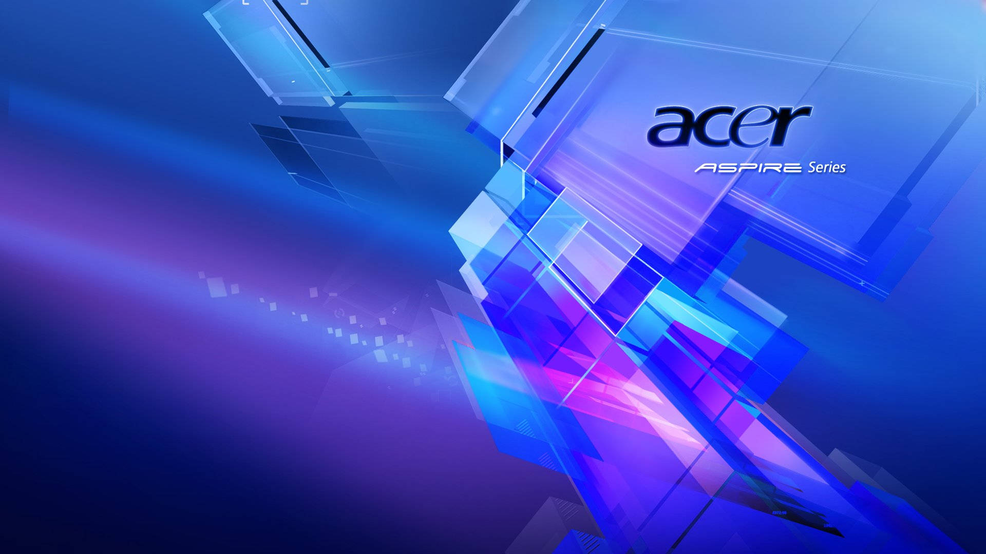Blue And Purple Acer Brand Logo Background