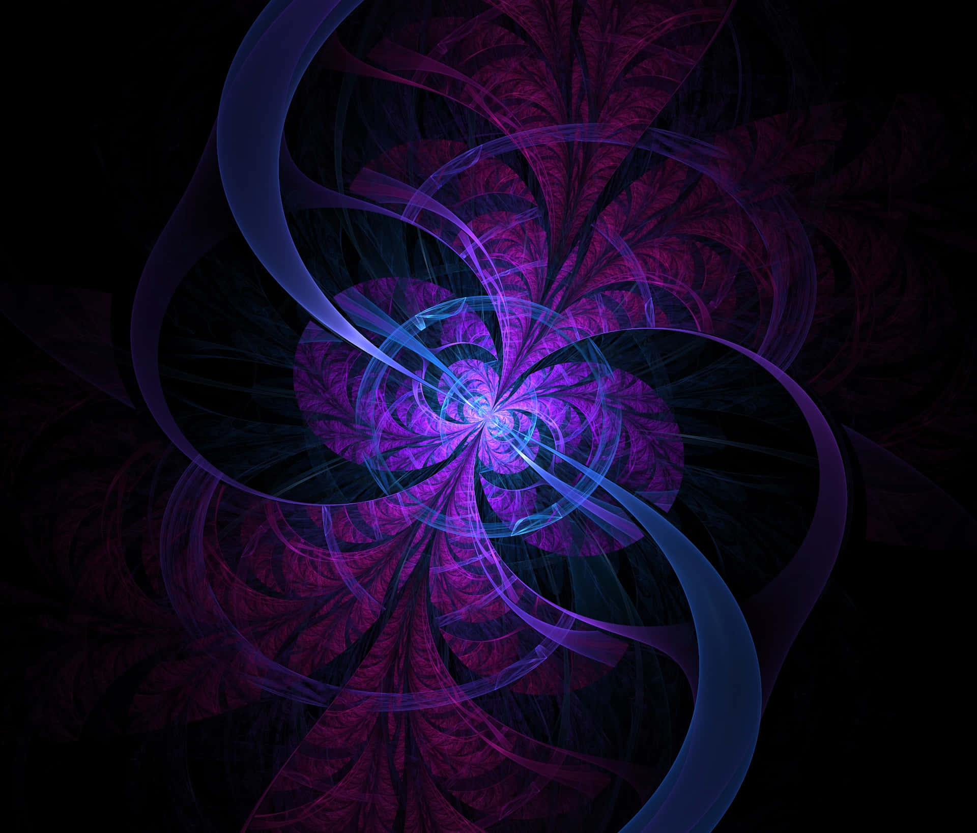 Blue And Purple Ellipses Background