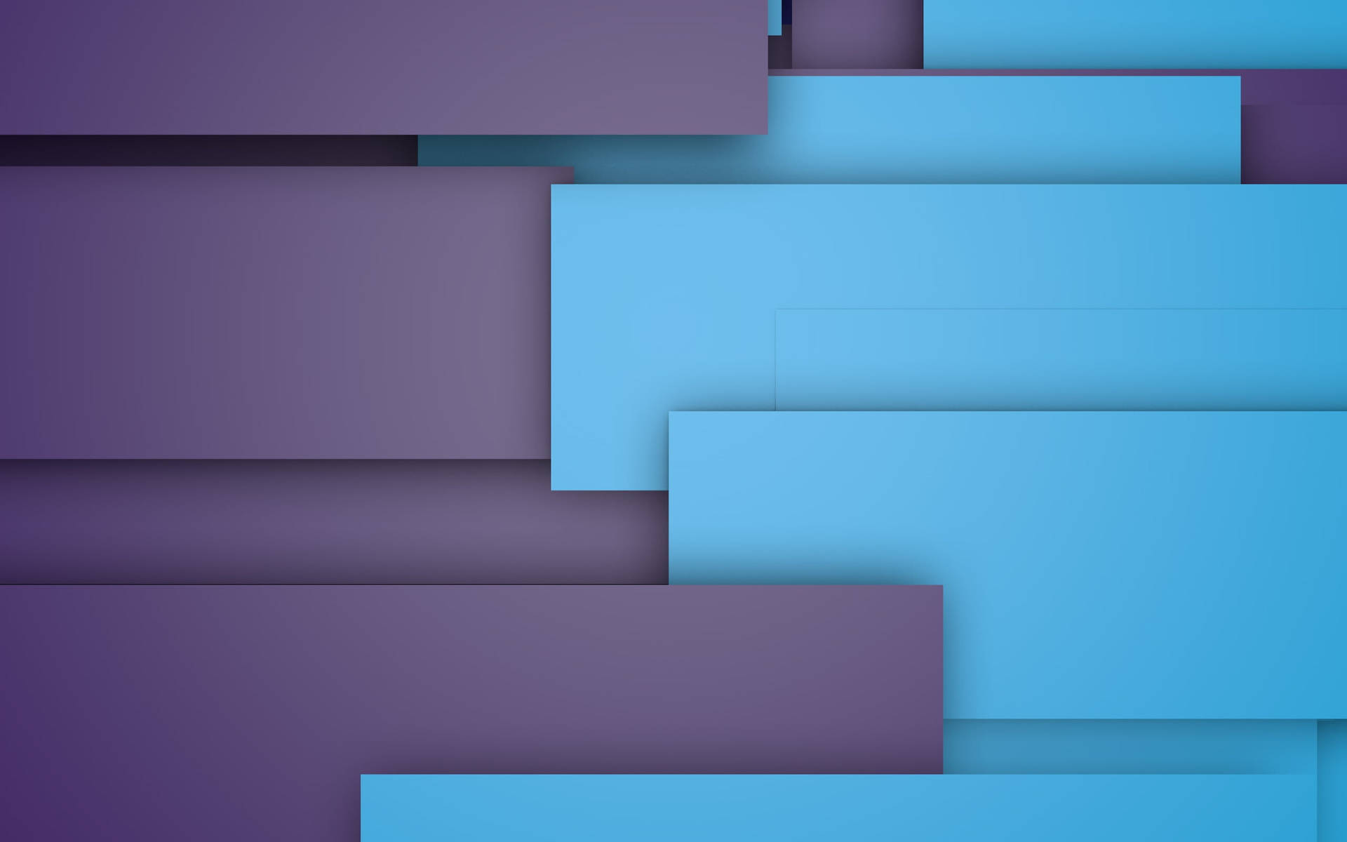 Blue And Purple Rectangles Material Design Background