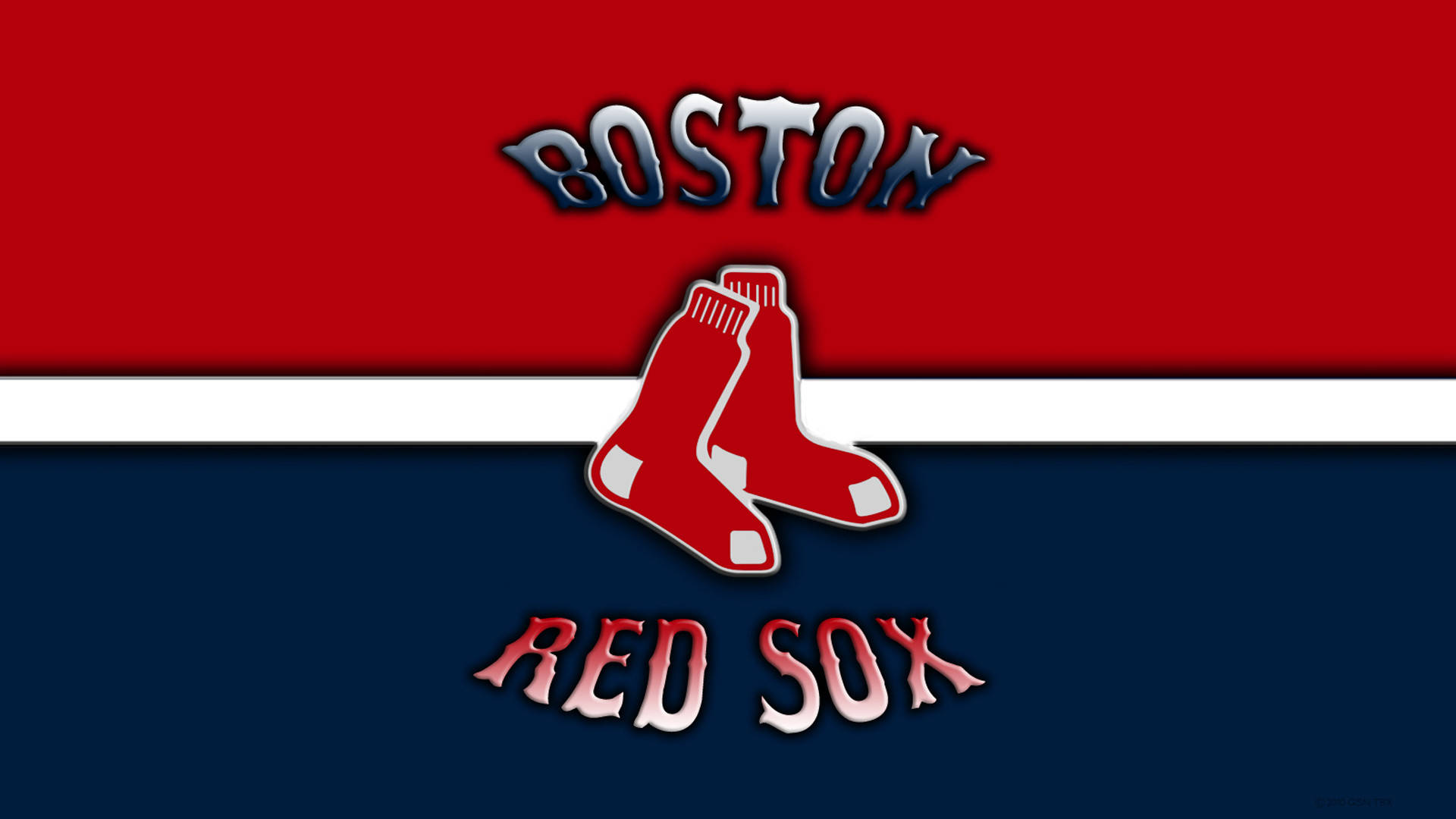 Blue And Red Boston Red Sox